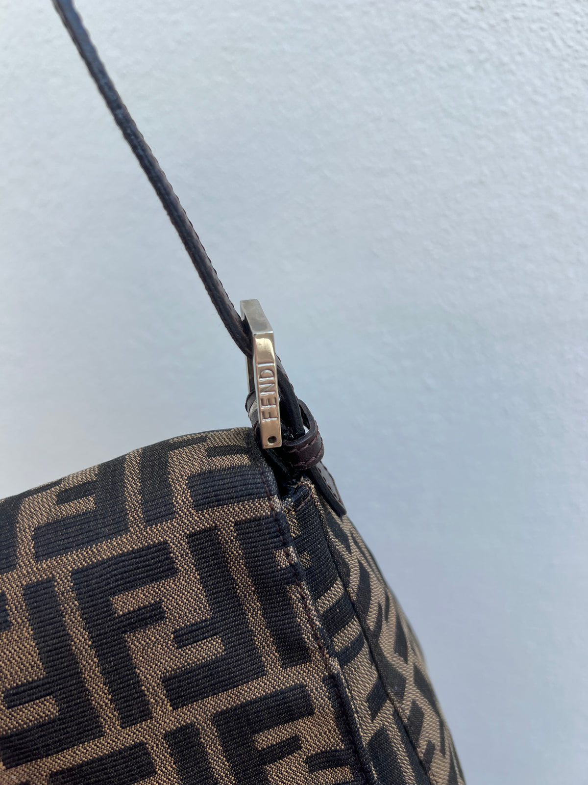 Pre-loved Fendi Vintage Zucca Mamma Handbag