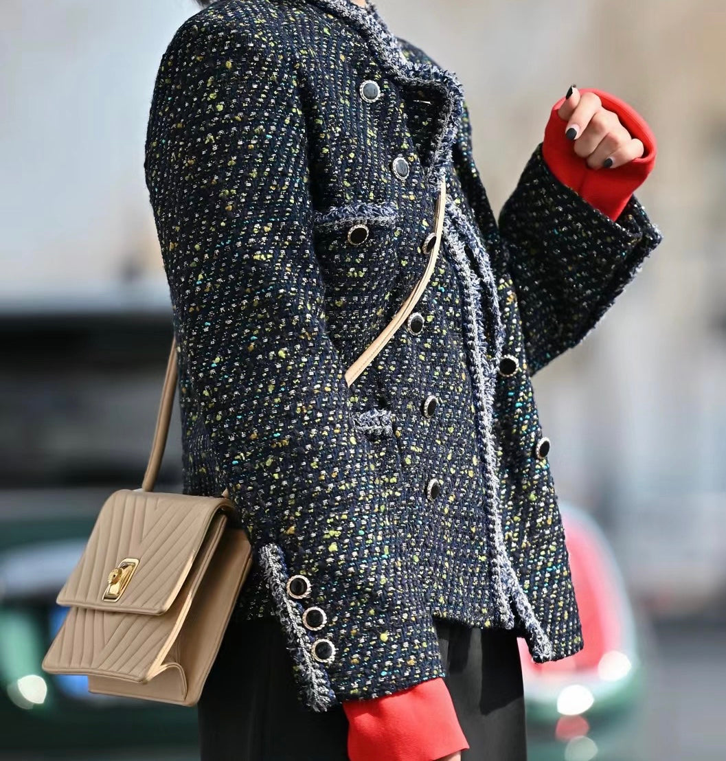 Pre-loved Chanel Vintage Lambskin Leather Crossbody bag Beige