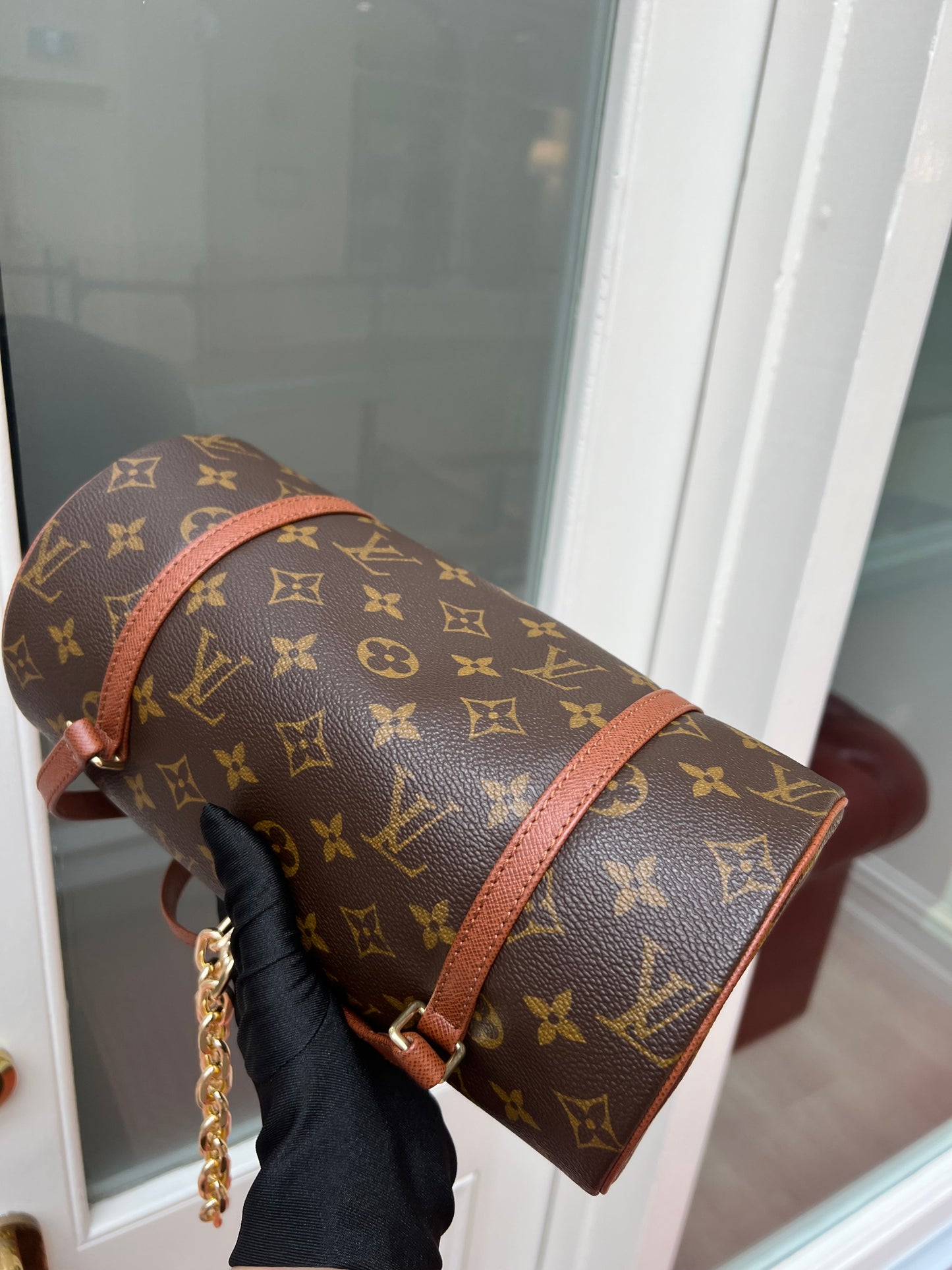 Pre-loved Louis Vuitton Brown Monogram Canvas Papillon 26cm Handbag 1999