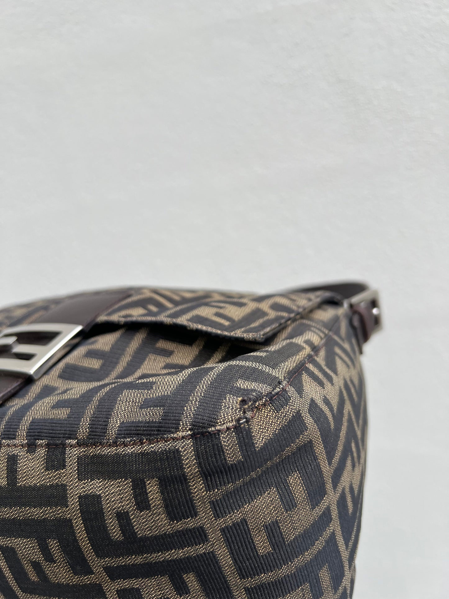 Pre-loved Fendi Vintage Zucca Mamma Handbag