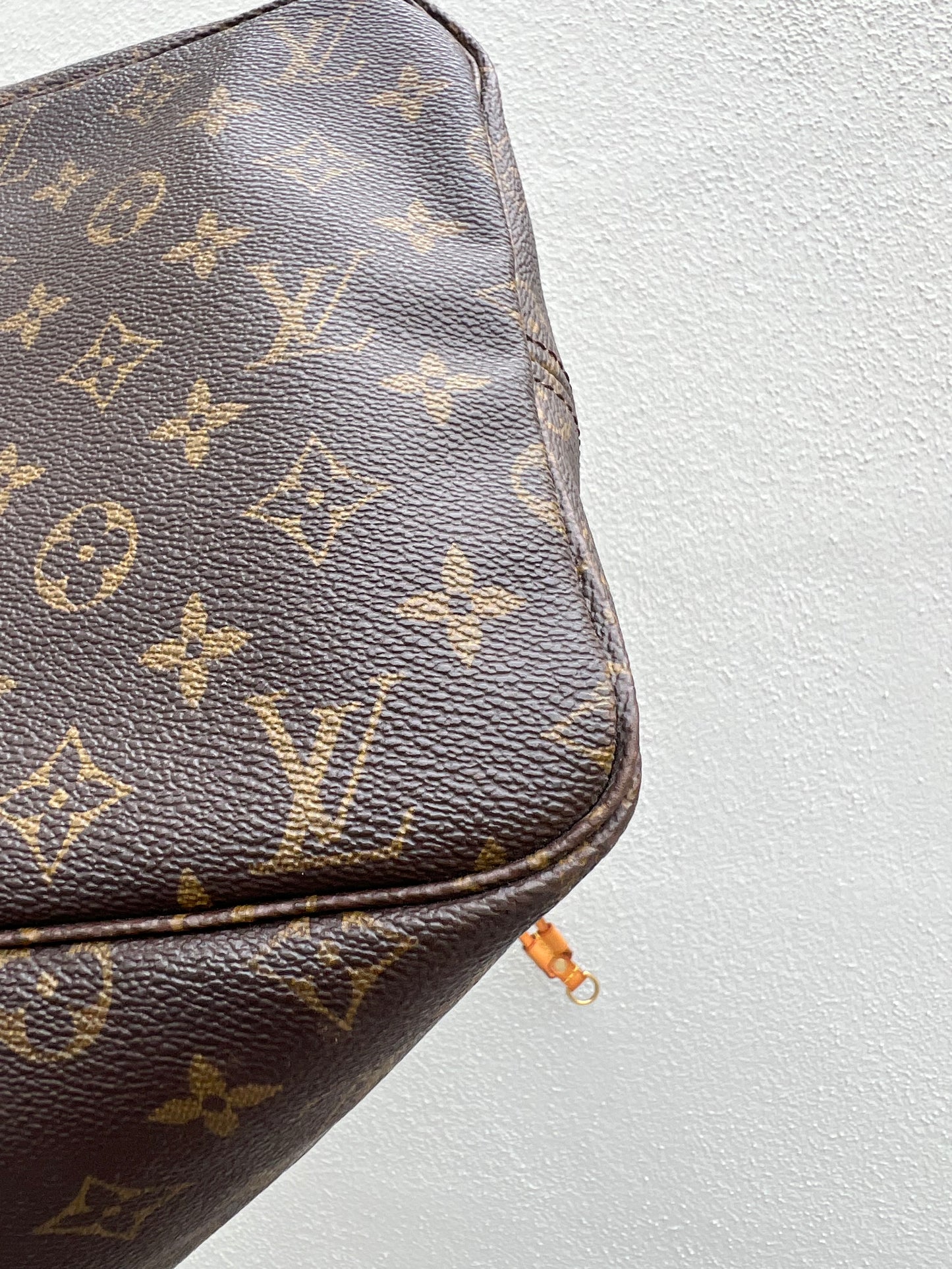 Pre-loved Louis Vuitton Neverfull Leather Tote GM Monogram 2008