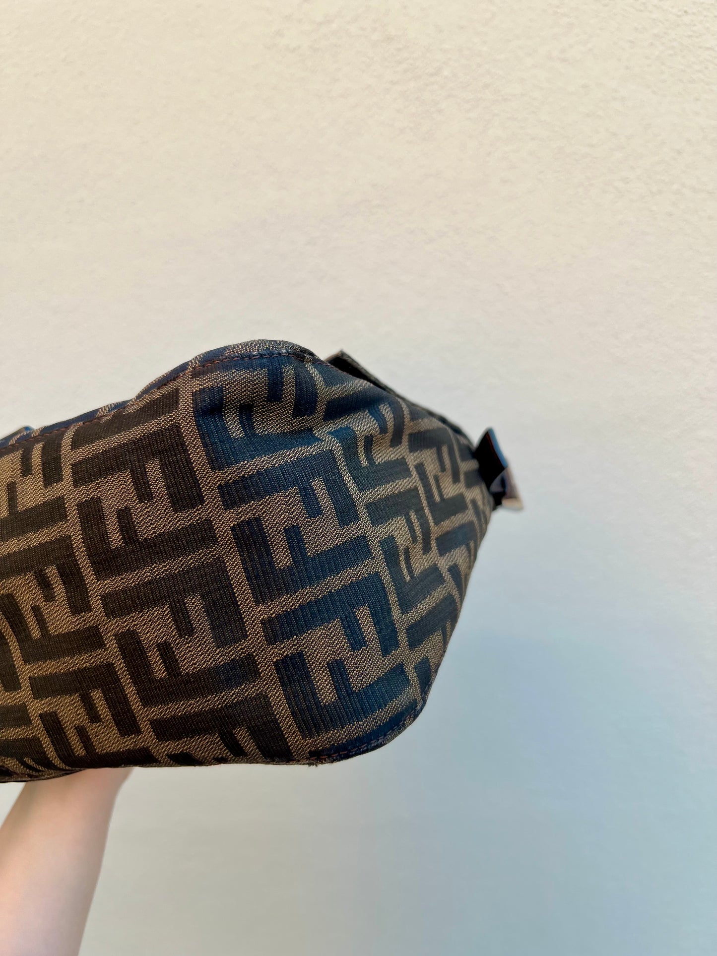 Pre-loved Fendi Vintage Zucca Mamma Handbag
