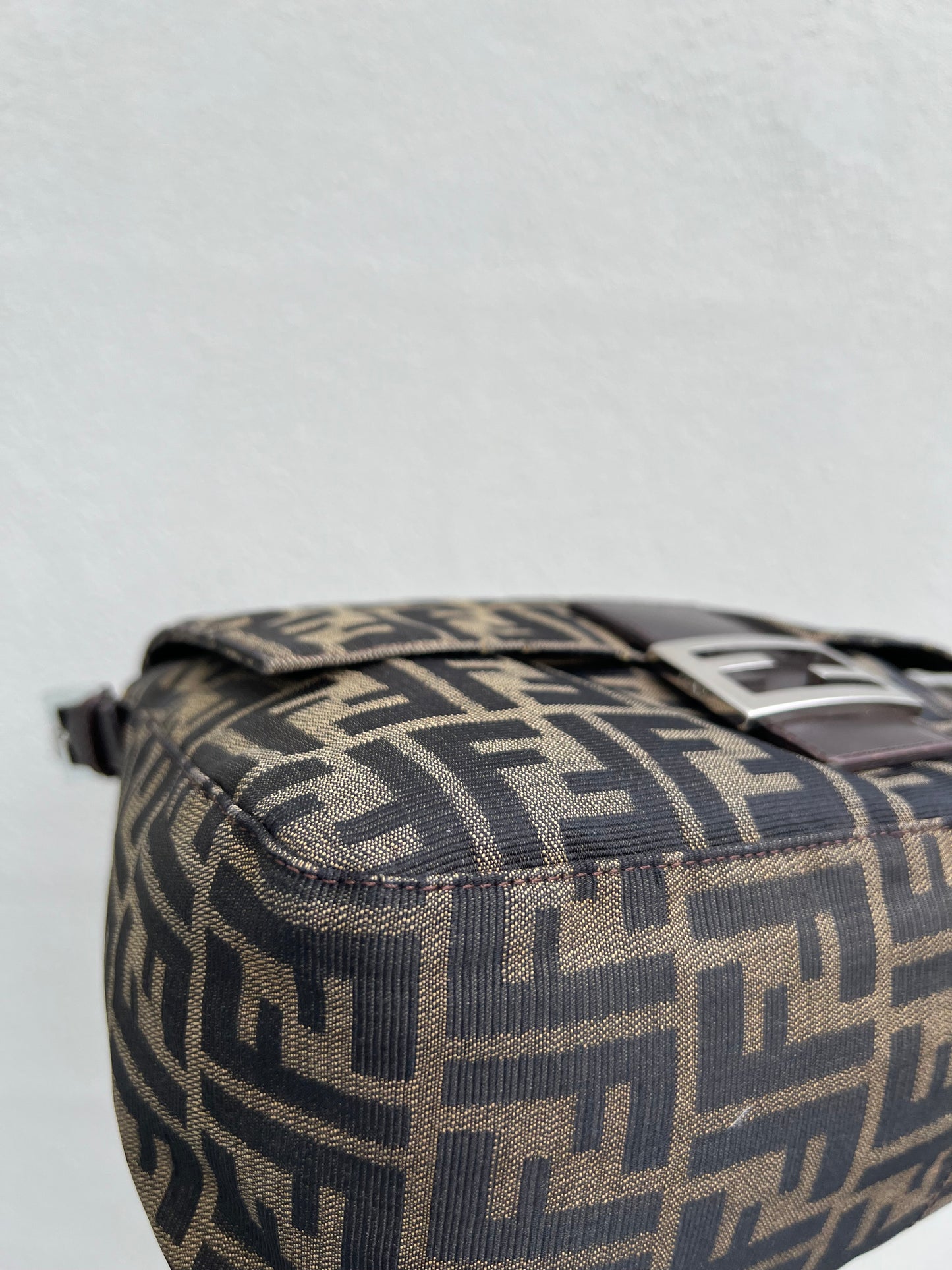 Pre-loved Fendi Vintage Zucca Mamma Handbag
