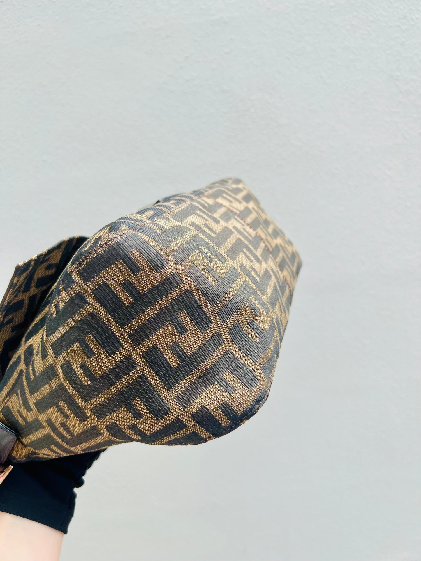 Pre-loved Fendi Vintage Zucca Mamma Handbag