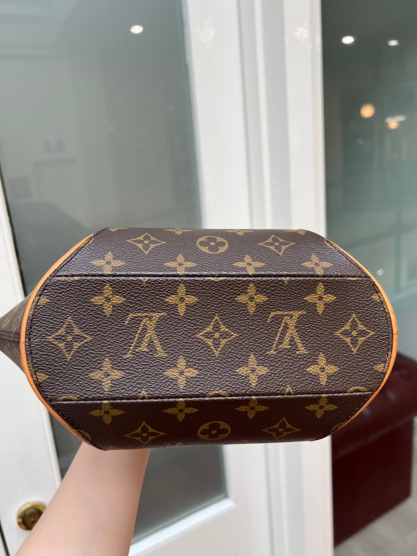 Pre-loved Louis Vuitton Vintage Ellipse Cloth Handbag PM Monogram 2002