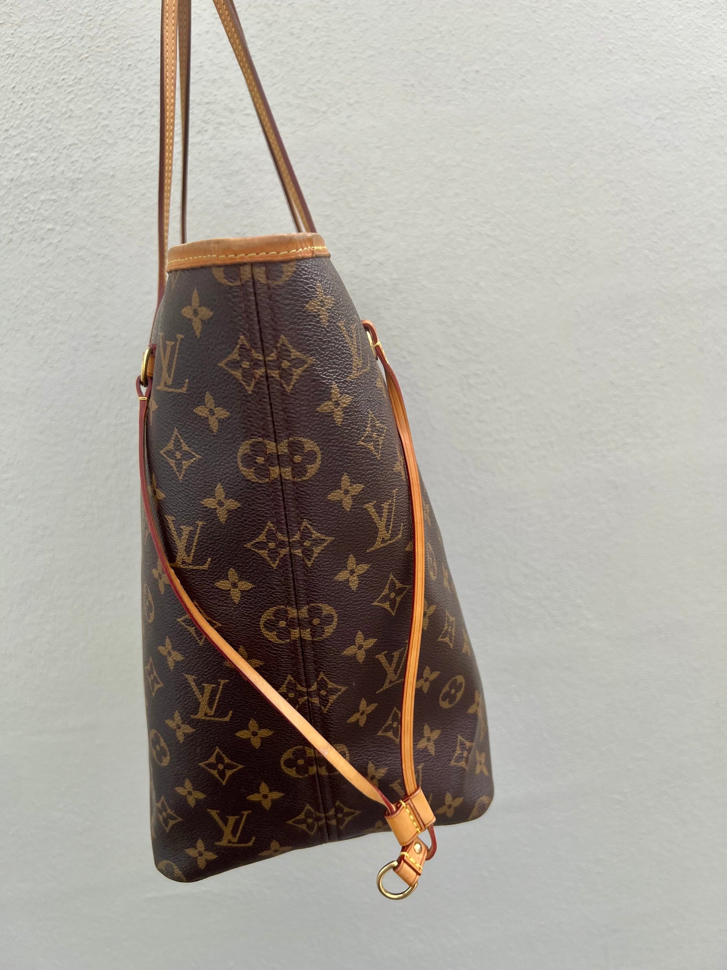 Pre-loved Louis Vuitton Neverfull Leather Tote GM Monogram 2013