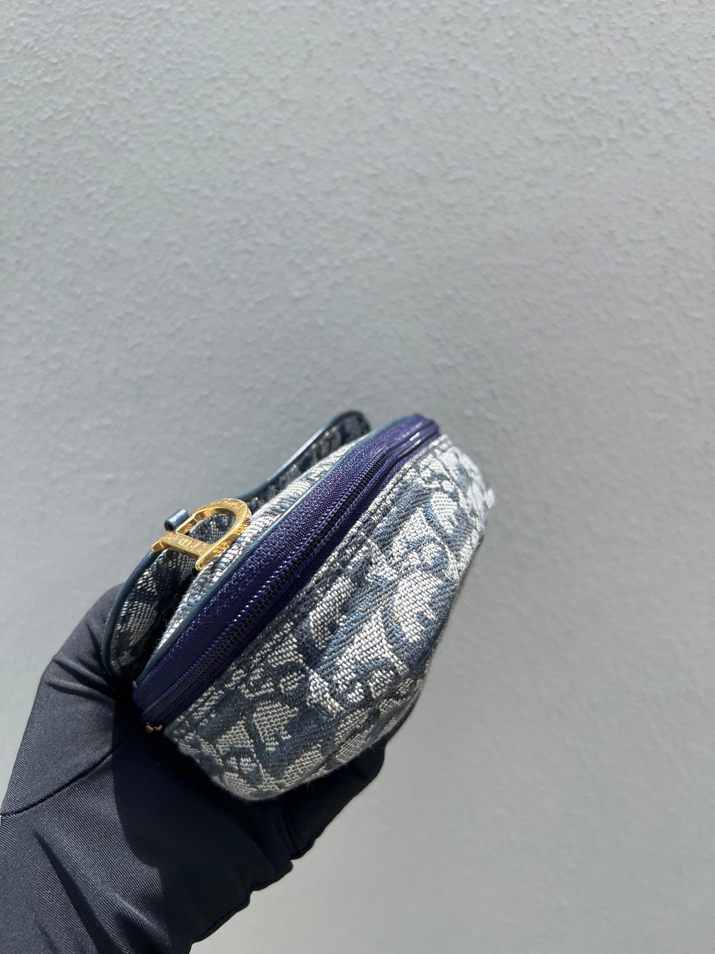Pre-loved Christian Dior Saddle Pouch Trotter Handbag