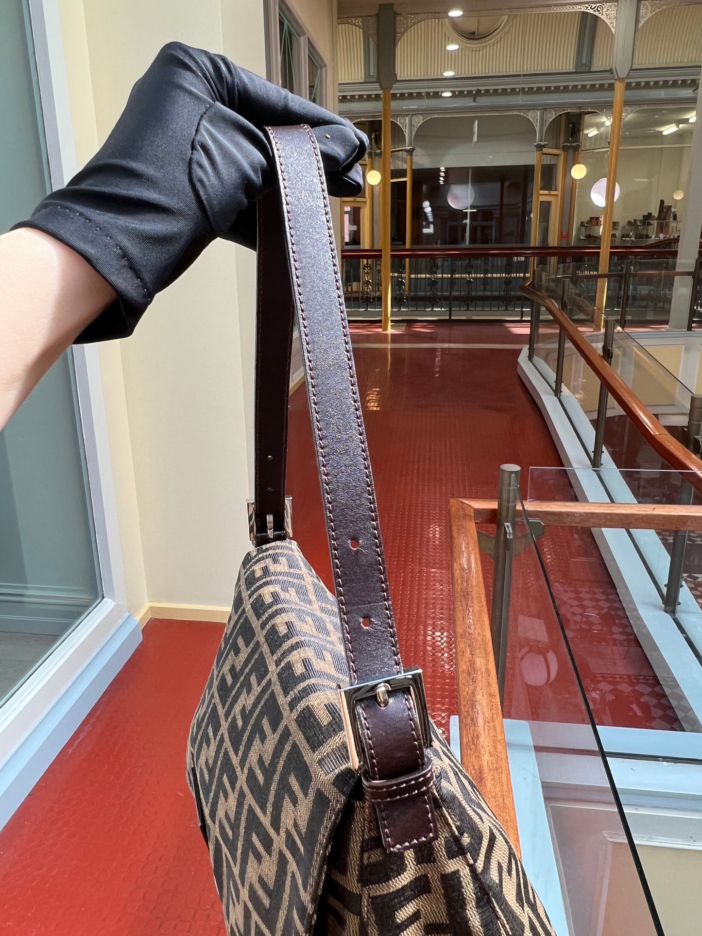 Pre-loved Fendi Vintage Zucca Mamma Handbag