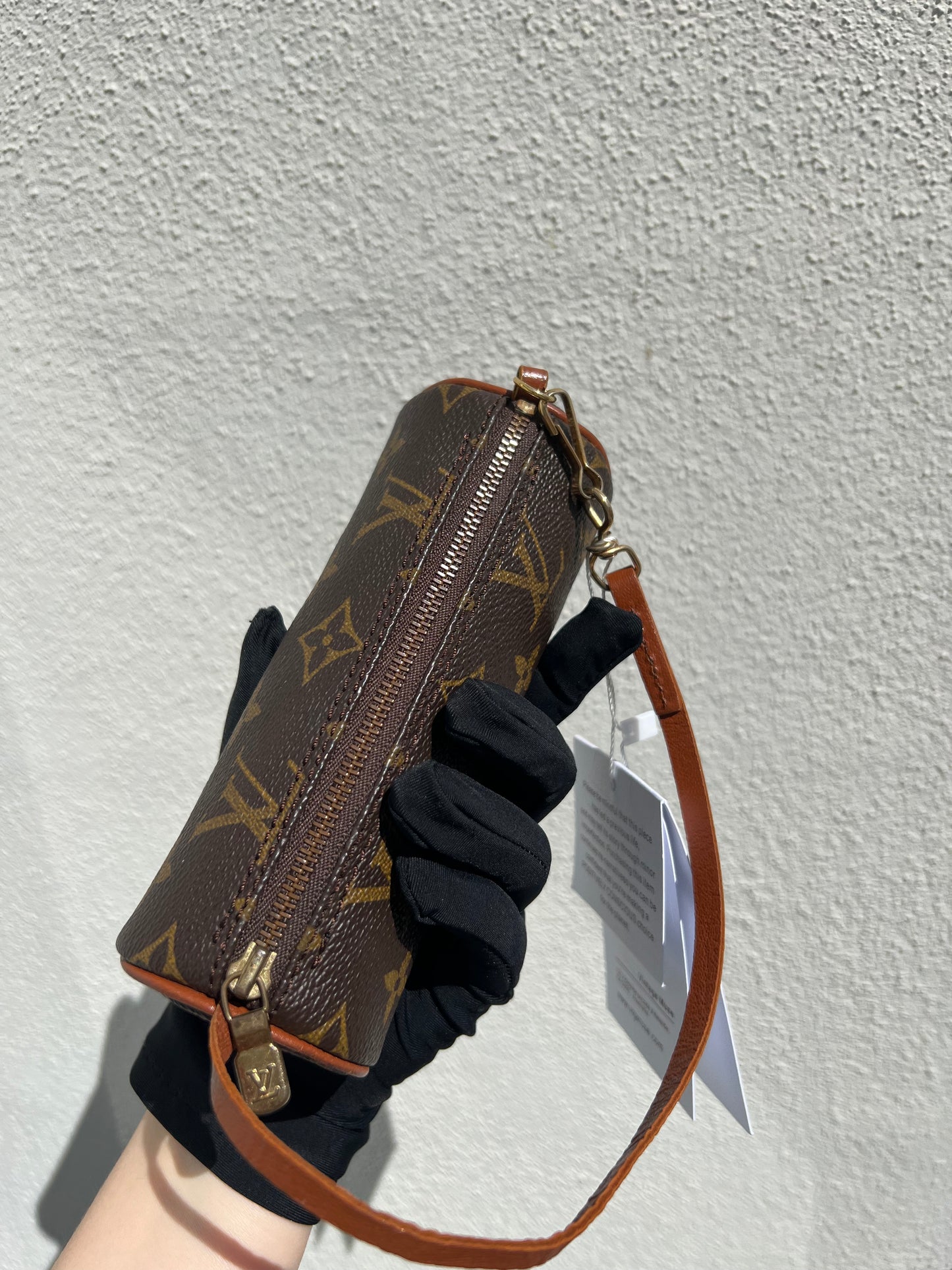 Pre-love LOUIS VUITTON Papillon Pouch Mini Hand bag Monogram