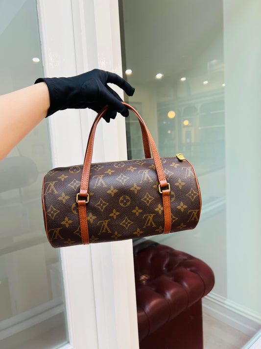 Pre-loved Louis Vuitton Brown Monogram Canvas Papillon 26cm Handbag