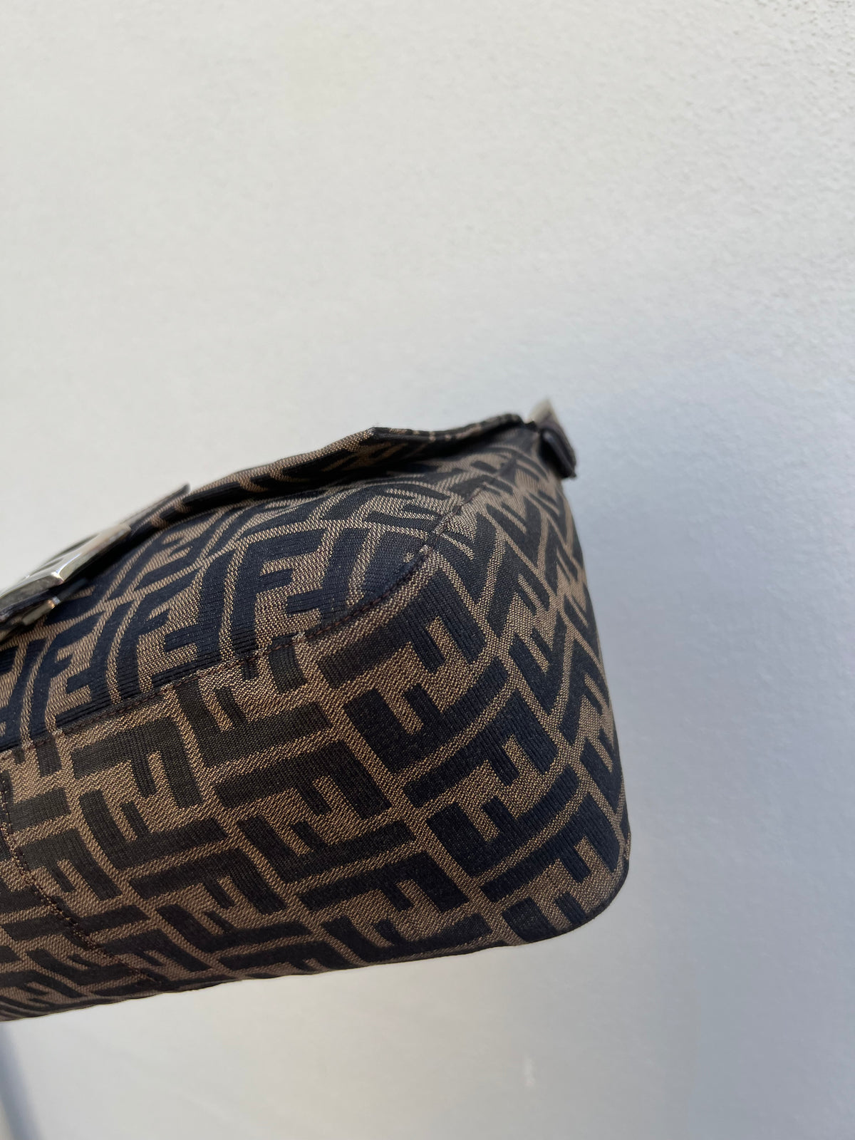 Pre-loved Fendi Vintage Zucca Mamma Handbag
