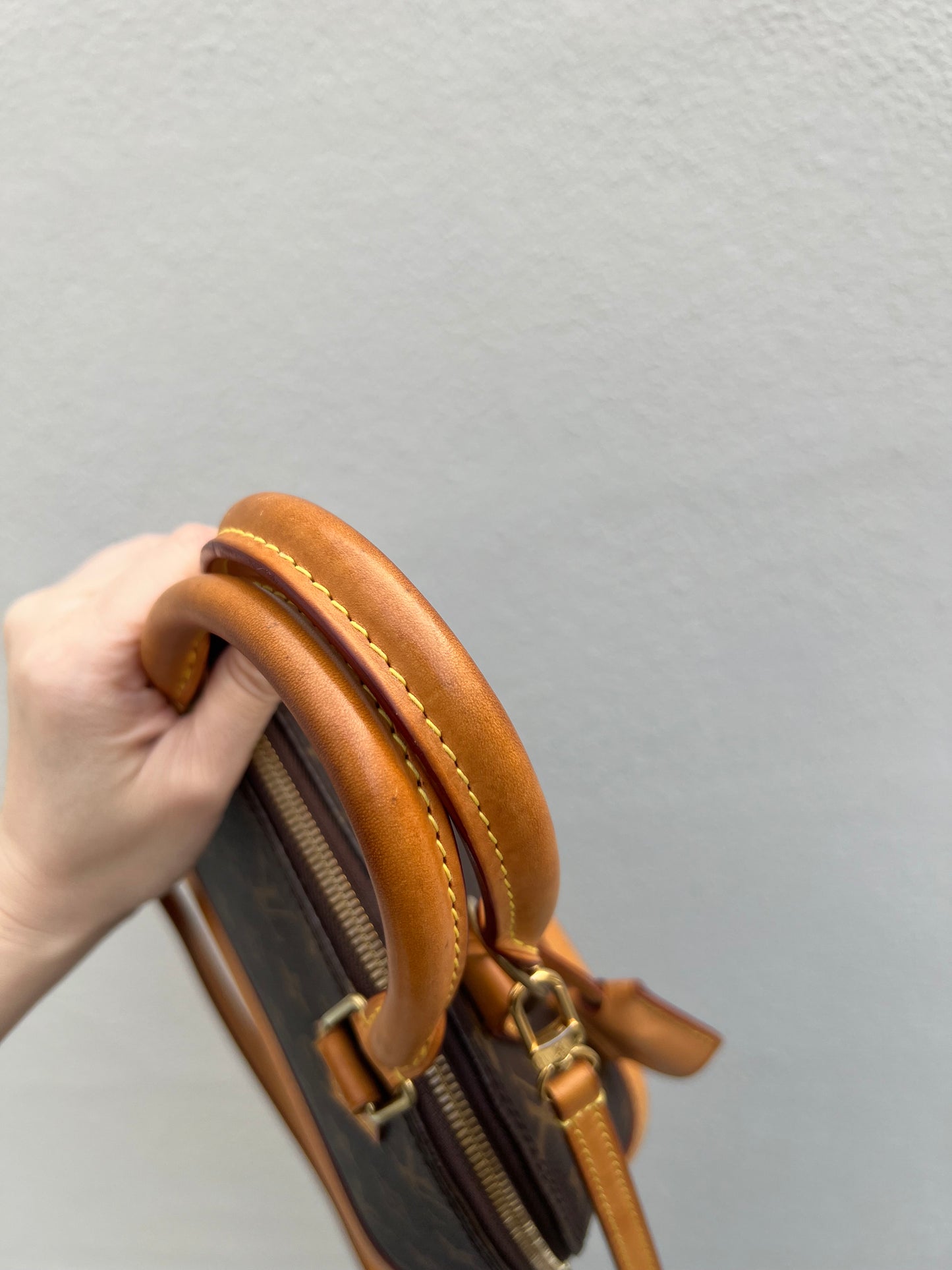 Pre-Owned Louis Vuitton Alma BB two-way handbag monogram 2016