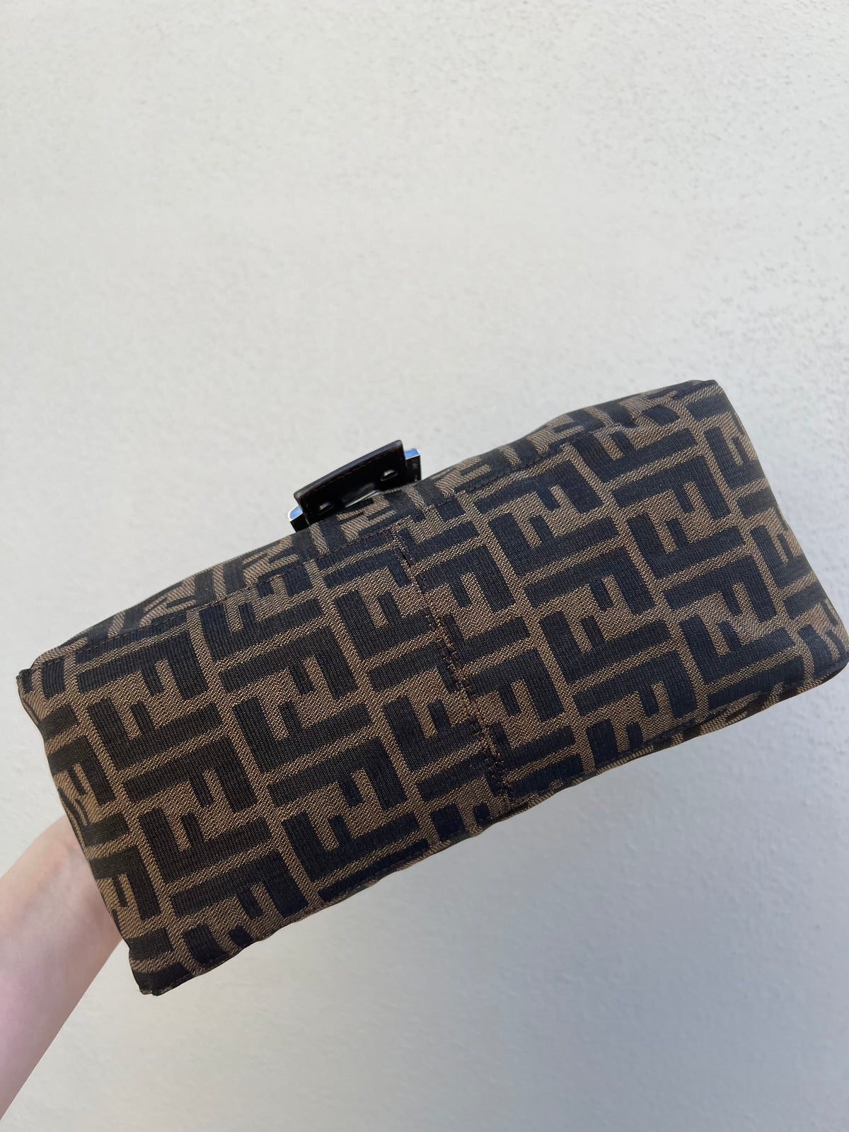 Pre-loved Fendi Vintage Zucca Mamma Handbag