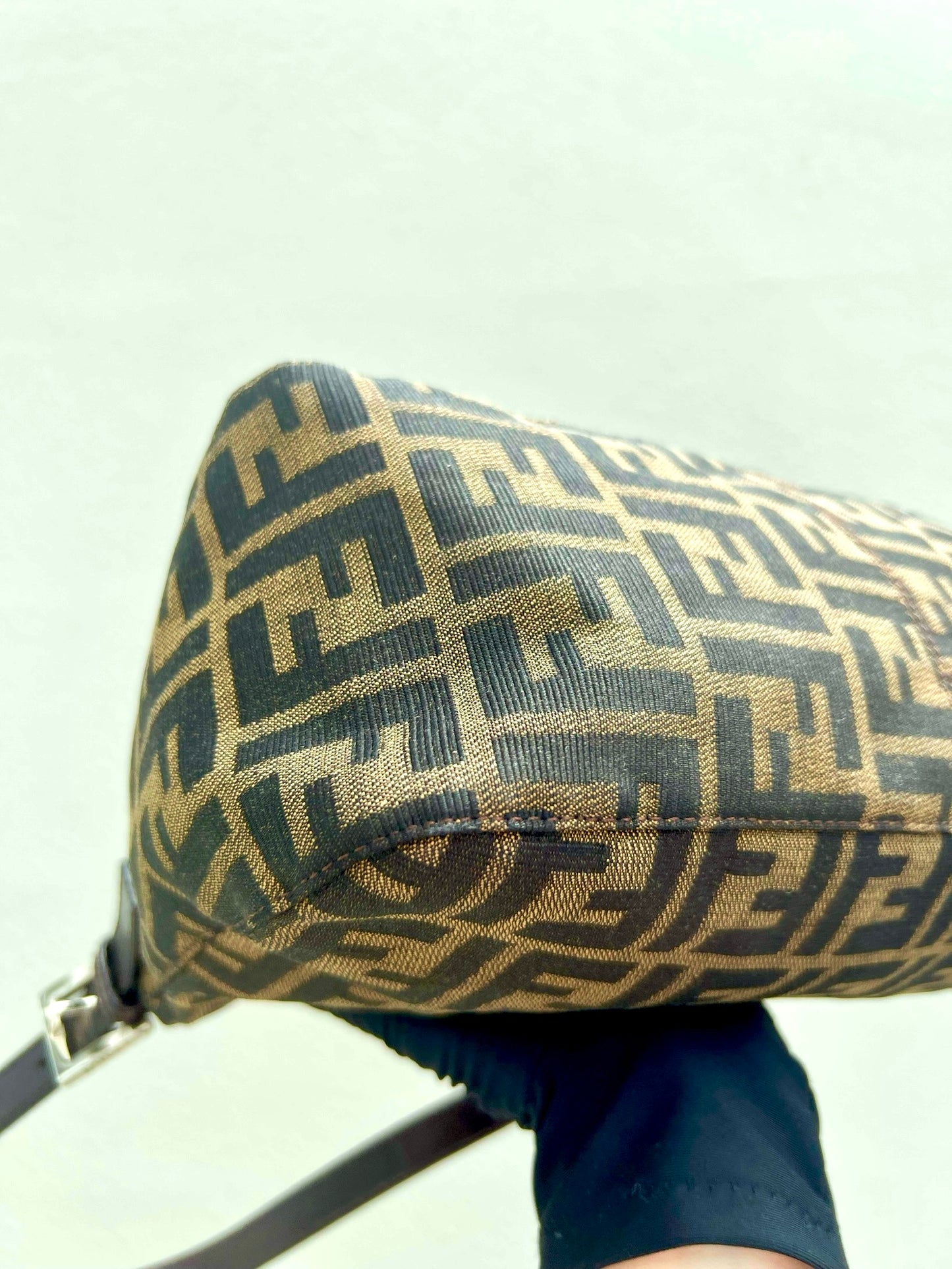 Pre-loved Fendi Vintage Zucca Mamma Handbag