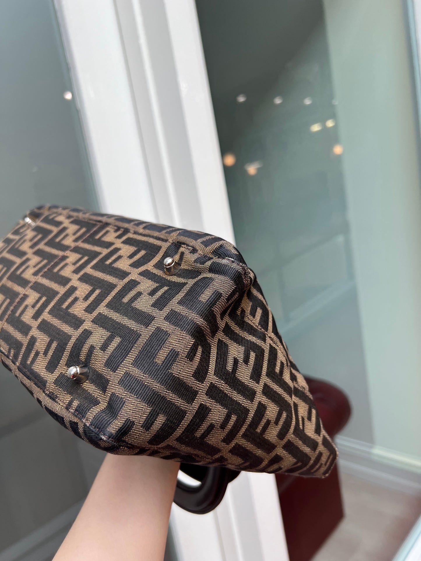 Pre-loved Fendi Vintage Zucca Print tote bag