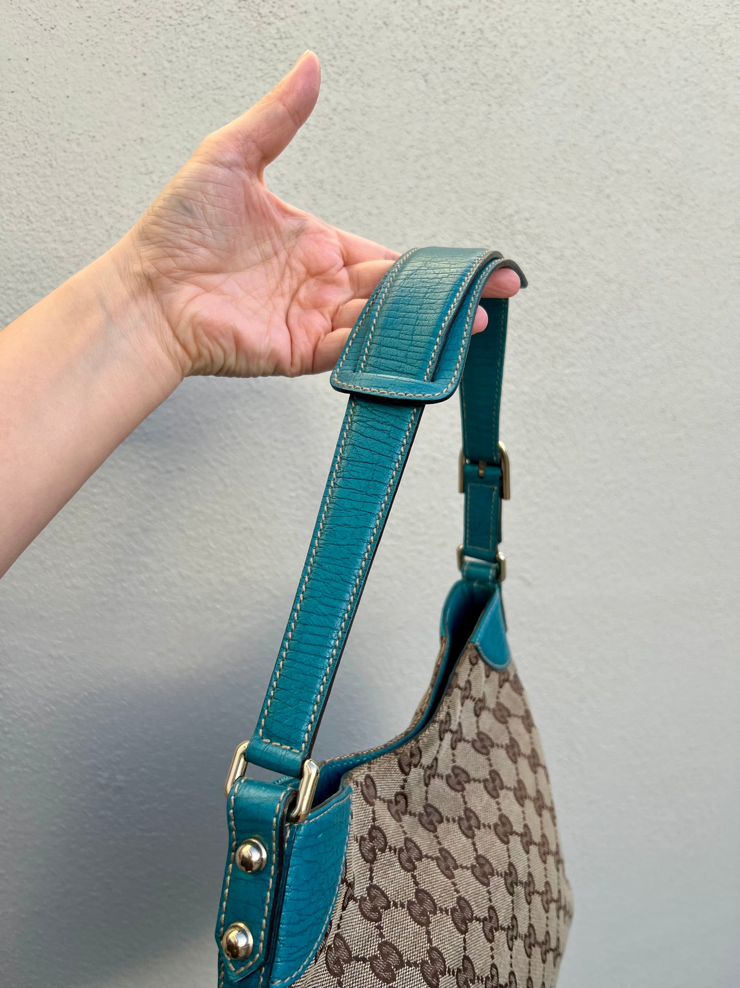 Pre-loved Gucci Horsebit Hasler Hobo Shoulder bag