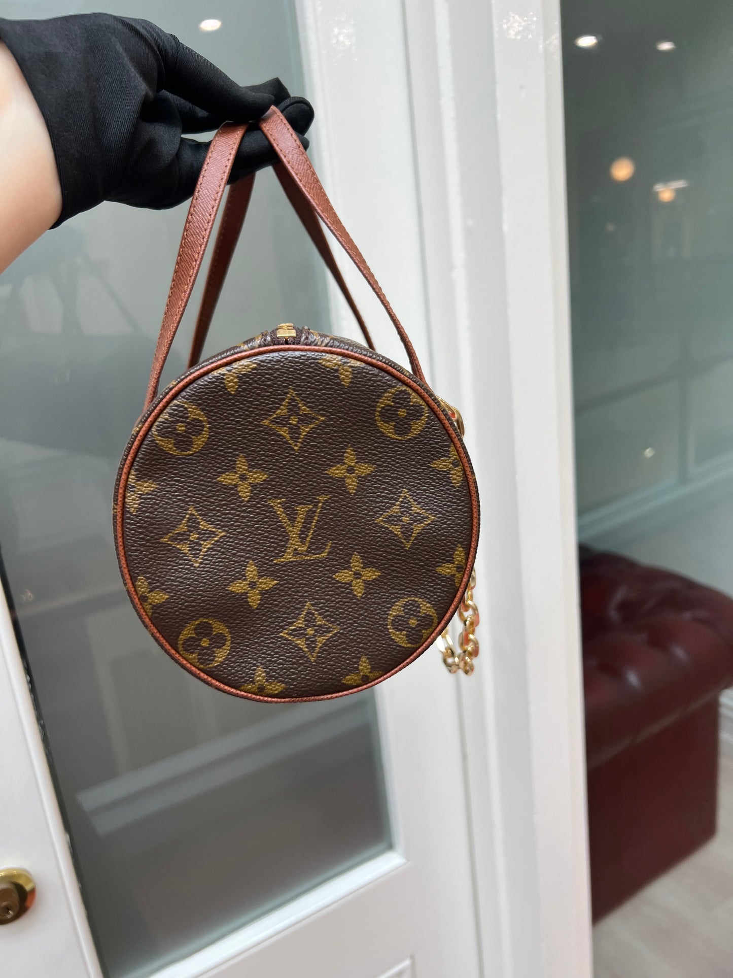 Pre-loved Louis Vuitton Brown Monogram Canvas Papillon 26cm Handbag 1999