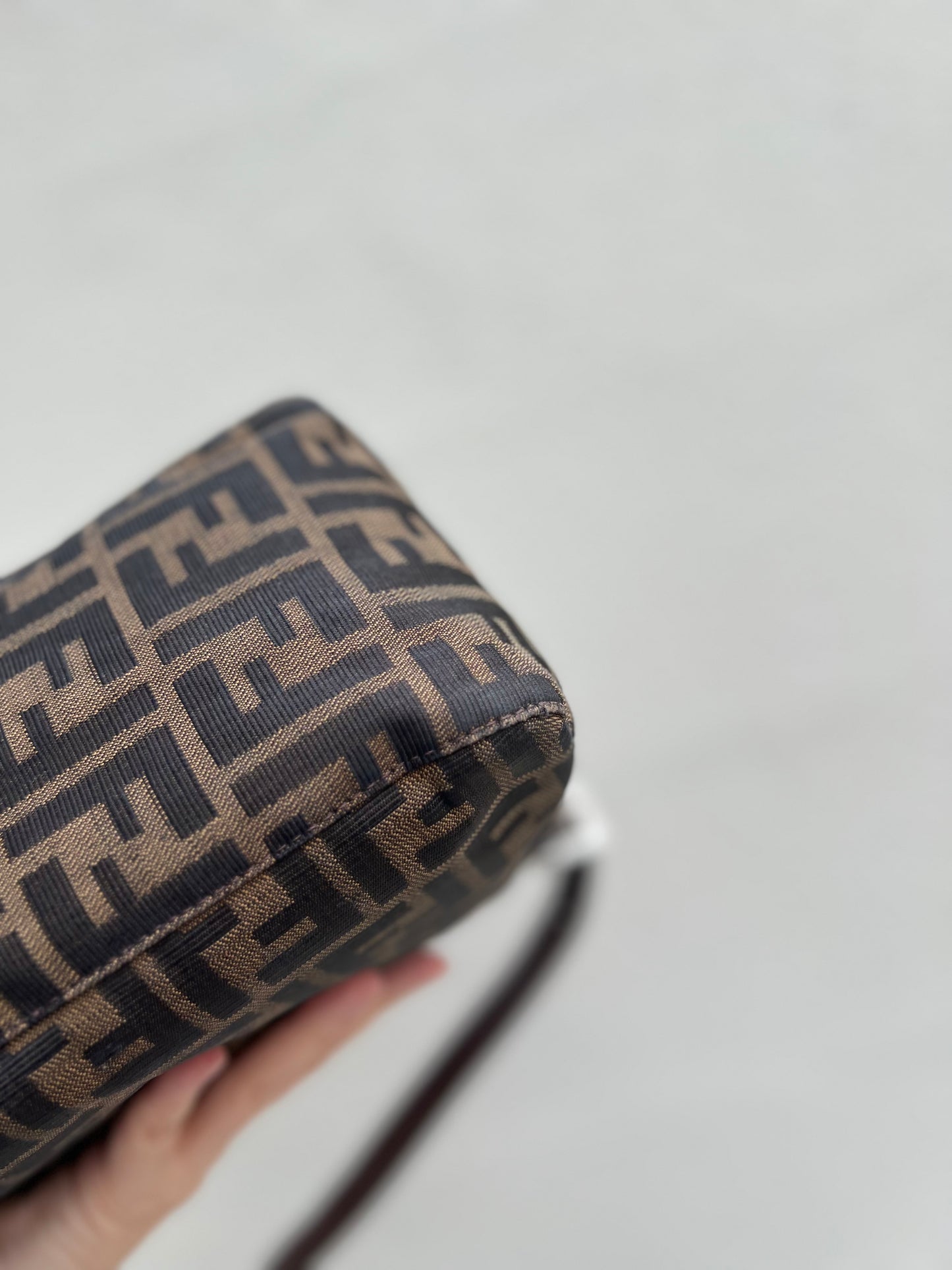 Pre-loved Fendi Vintage Zucca Mamma Handbag