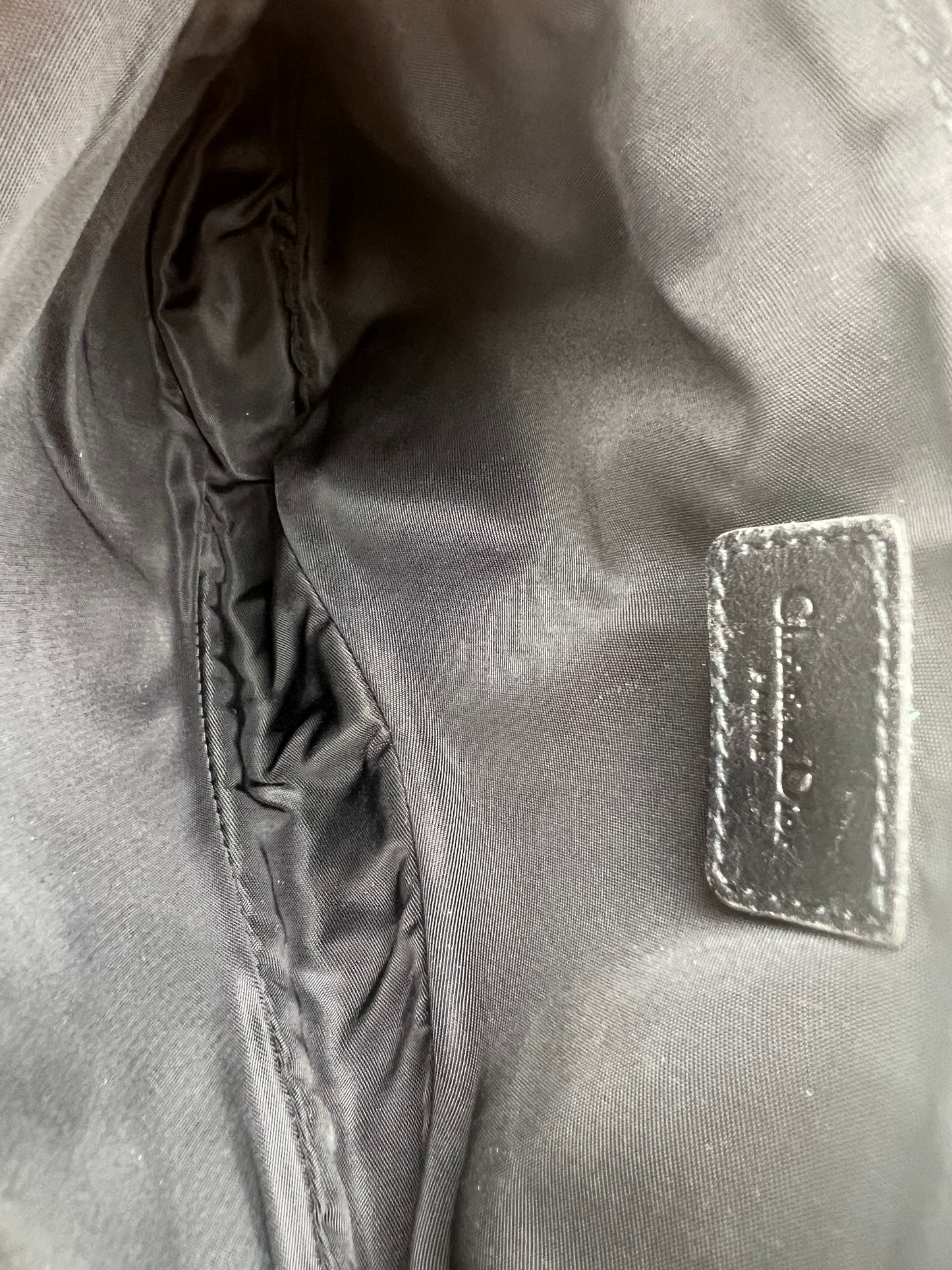 Pre-loved Dior Vintage Monogram Oblique Canvas Mini  Saddle Bag