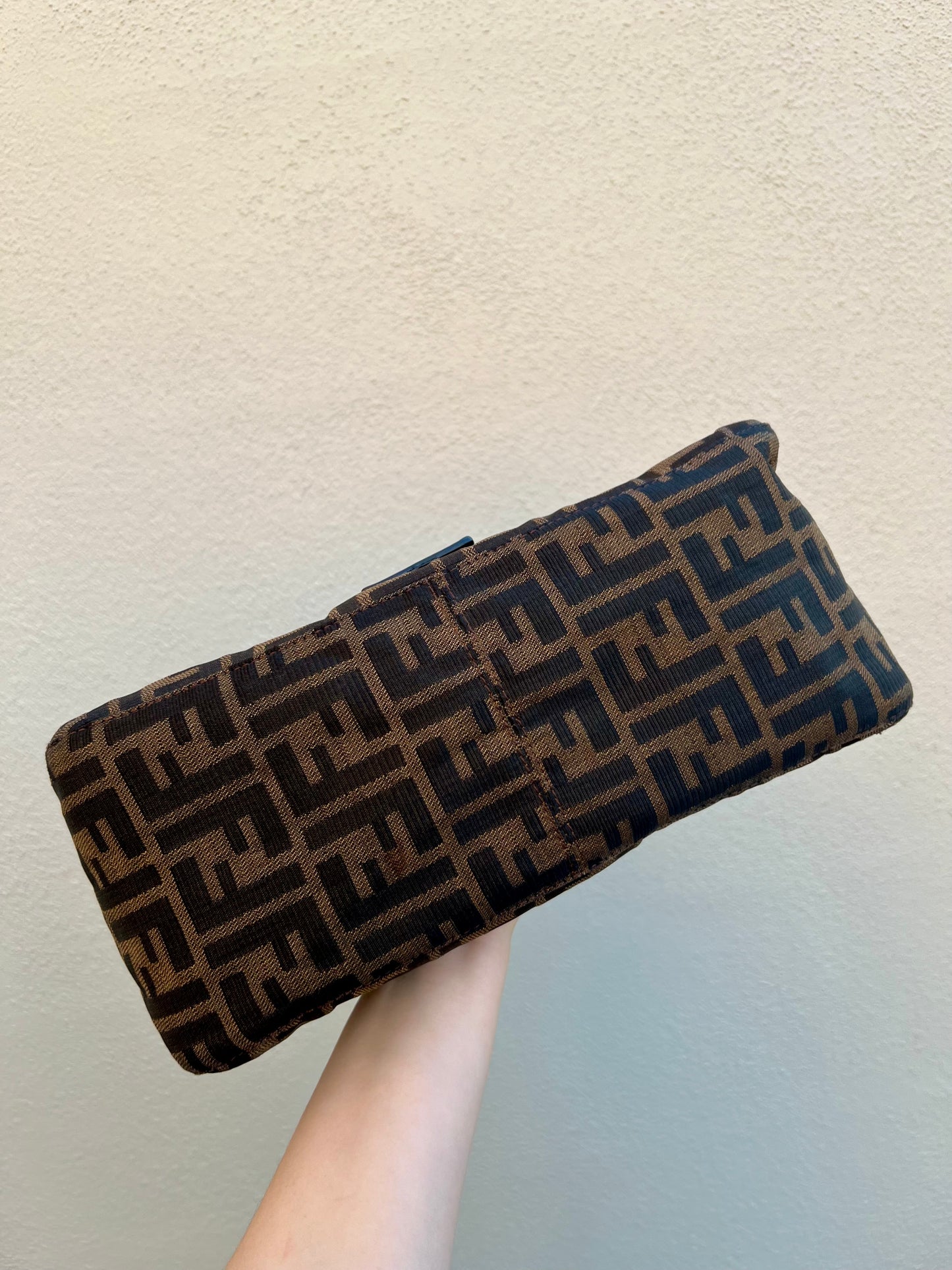 Pre-loved Fendi Vintage Zucca Mamma Handbag