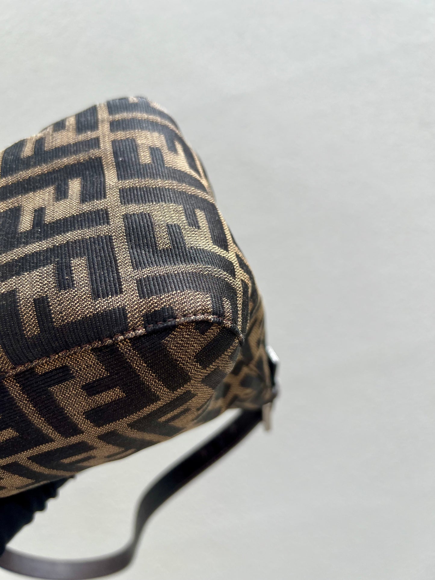 Pre-loved Fendi Vintage Zucca Mamma Handbag
