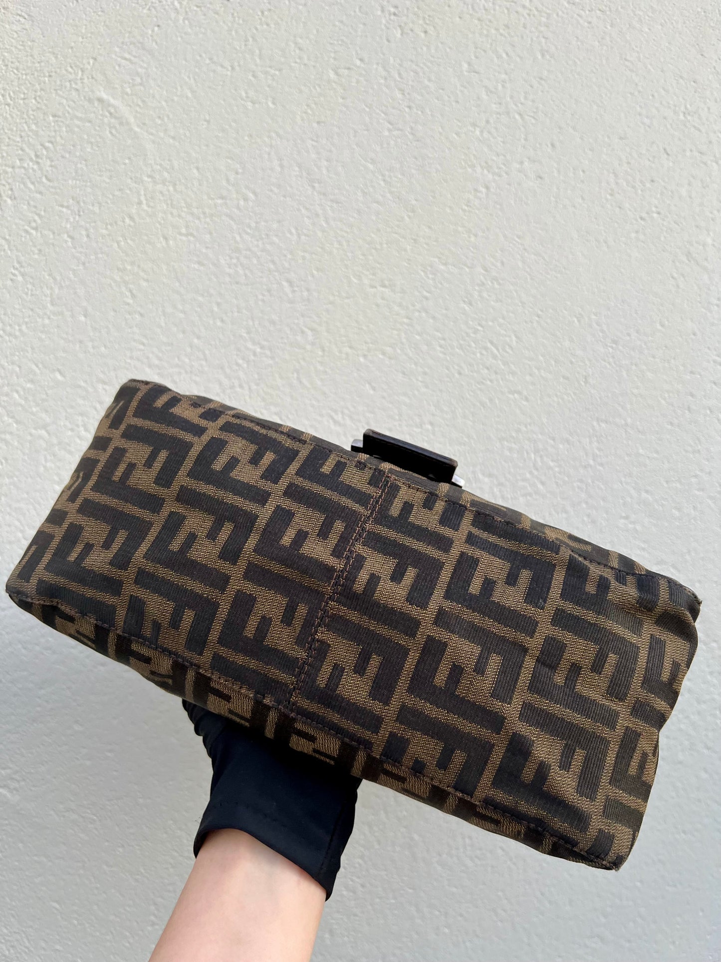 Pre-loved Fendi Vintage Zucca Mamma Handbag