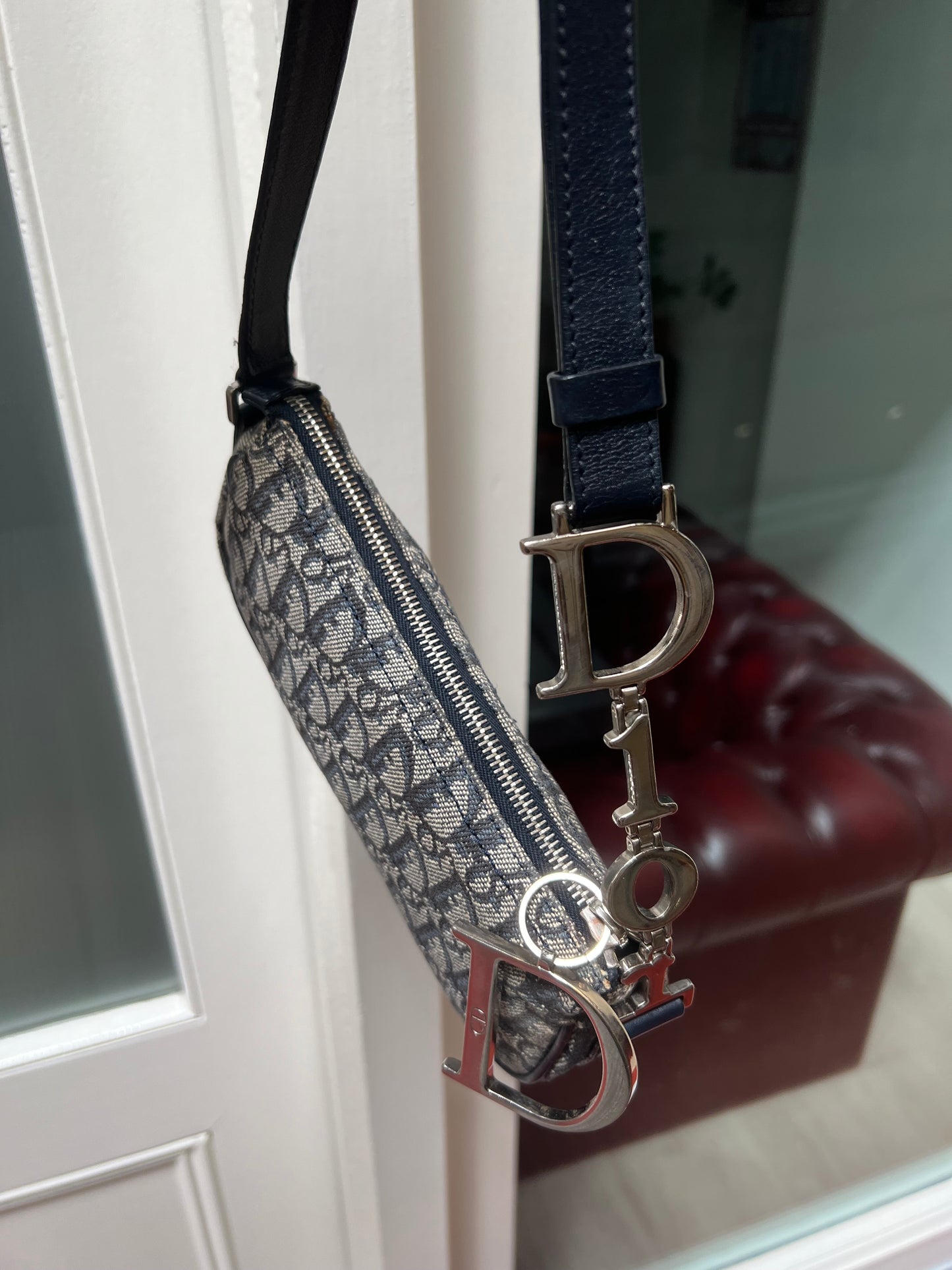 Pre-loved Christian Dior Vintage Trotter Shoulder Bag