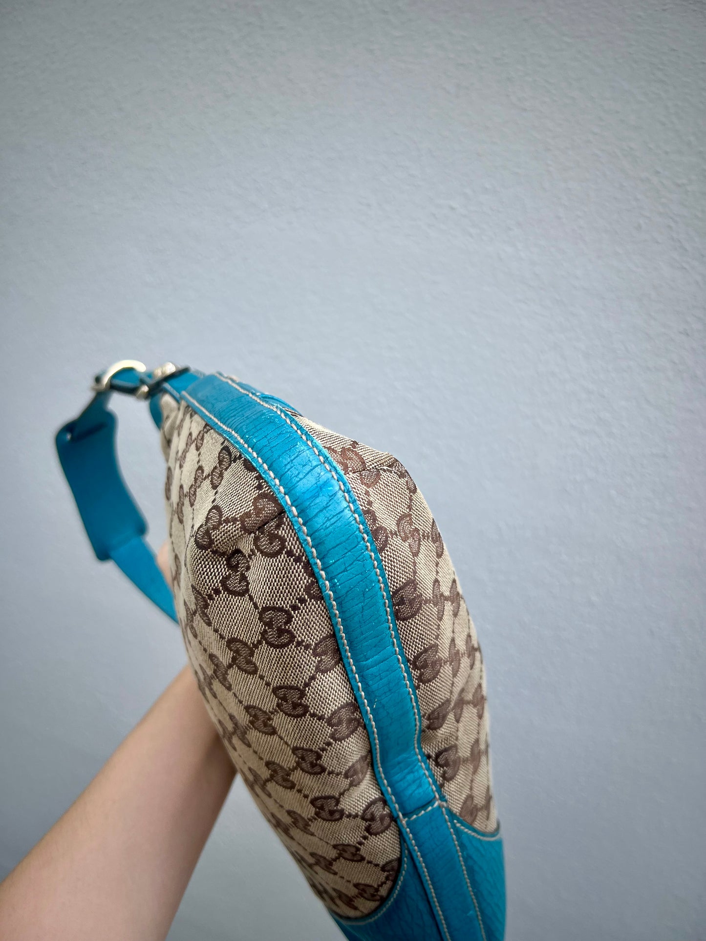 Pre-loved Gucci Horsebit Hasler Hobo Shoulder bag