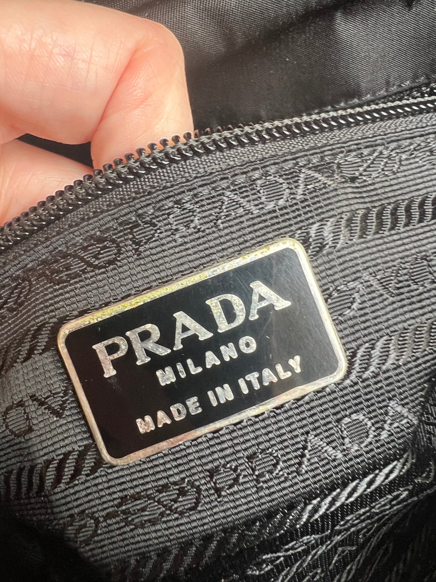 Pre-loved 90s Prada Strap Tote Bag