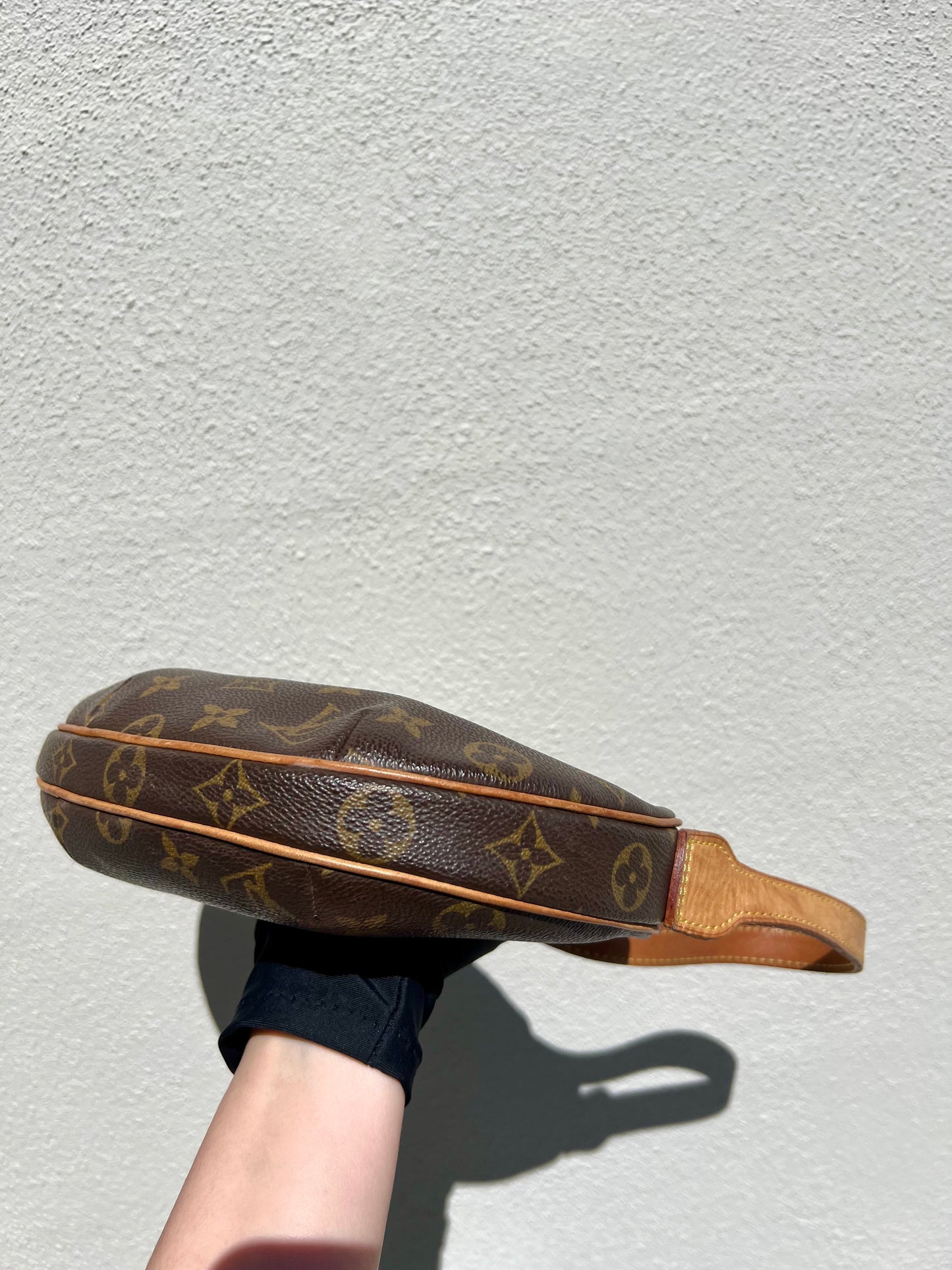 Pre-loved Louis Vuitton Pochette Croissant Shoulder Bag PM Monogram