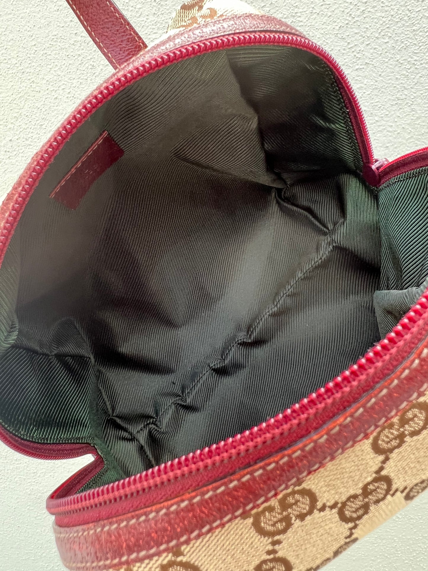 Pre-loved Gucci Y2K GG Canvas Balthus Tofu Bag handbag