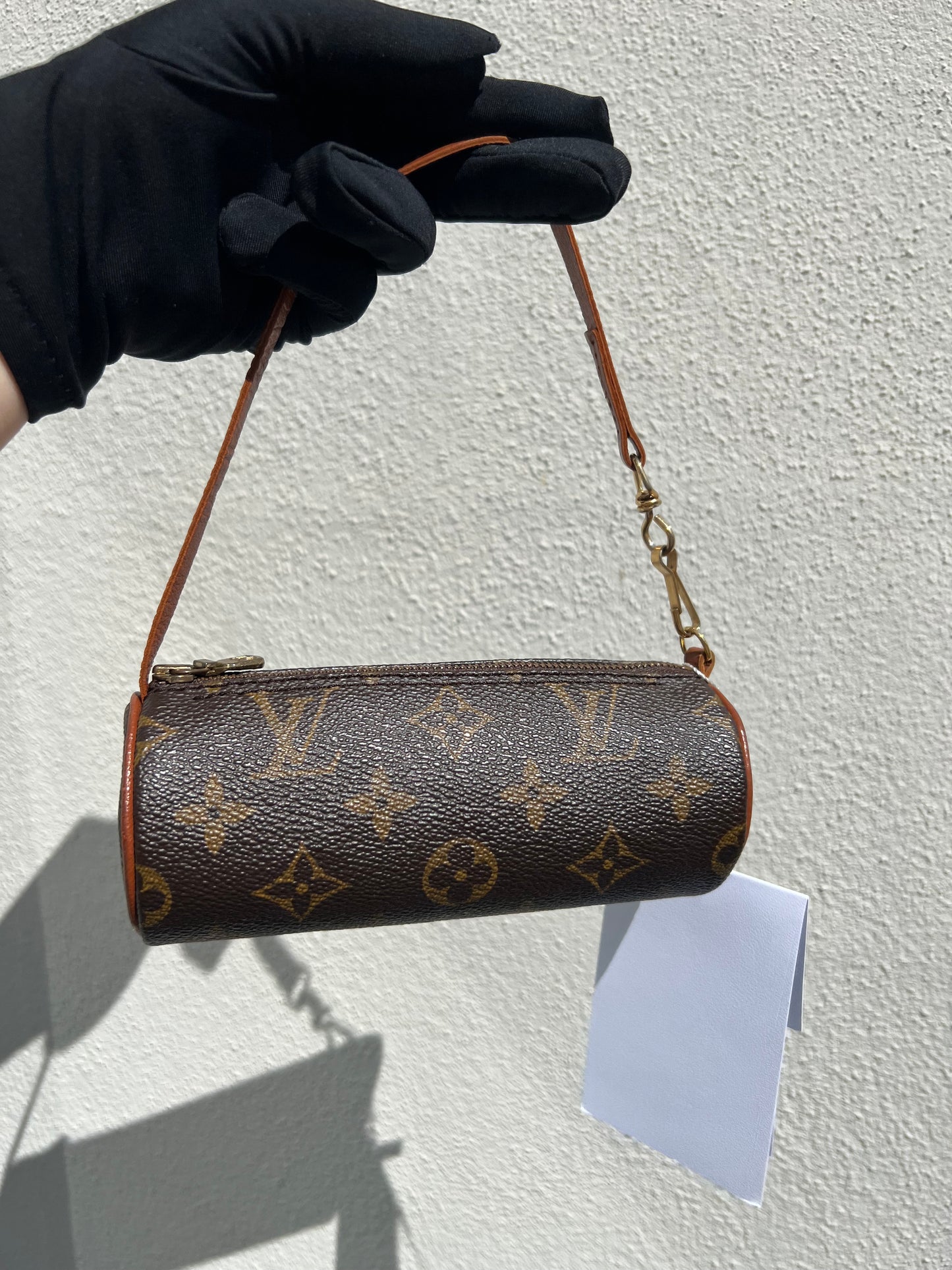 Pre-love LOUIS VUITTON Papillon Pouch Mini Hand bag Monogram