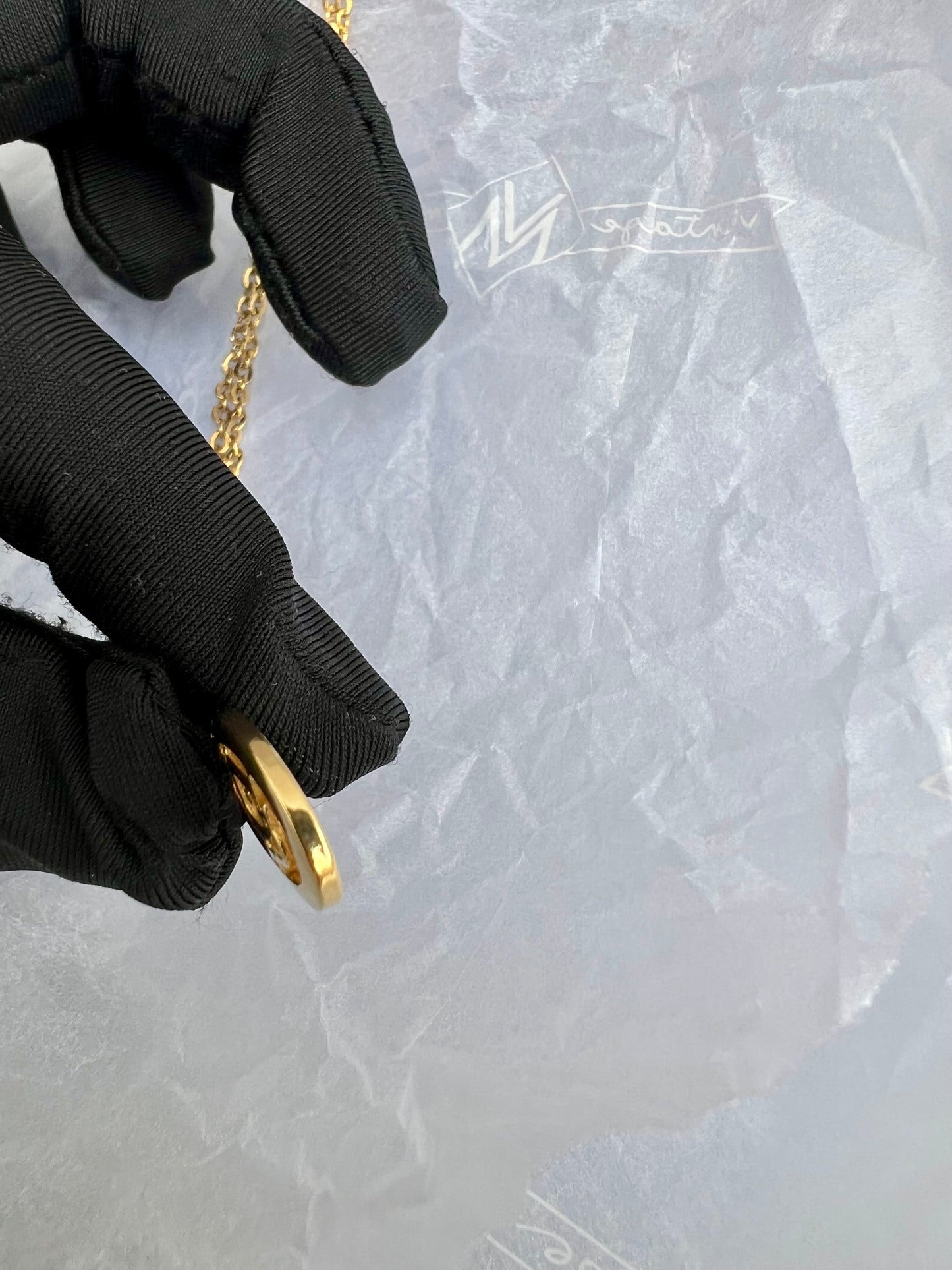 Pre-loved Vintage Christian Dior Logo Necklace