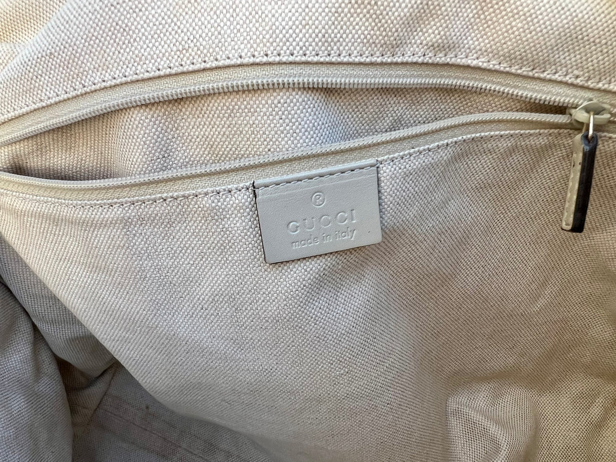 Pre-loved Gucci medium Sukey Guccissima GG shoulder bag
