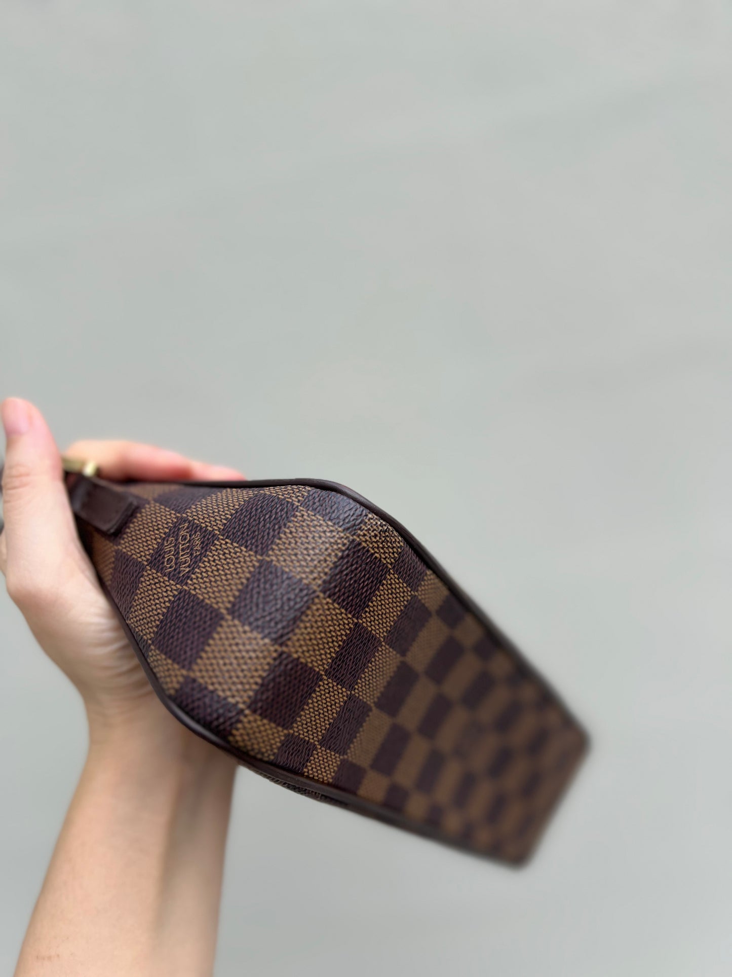 Pre-loved Louis Vuitton Damier Ebene Recoleta Shoulder Bag 2003