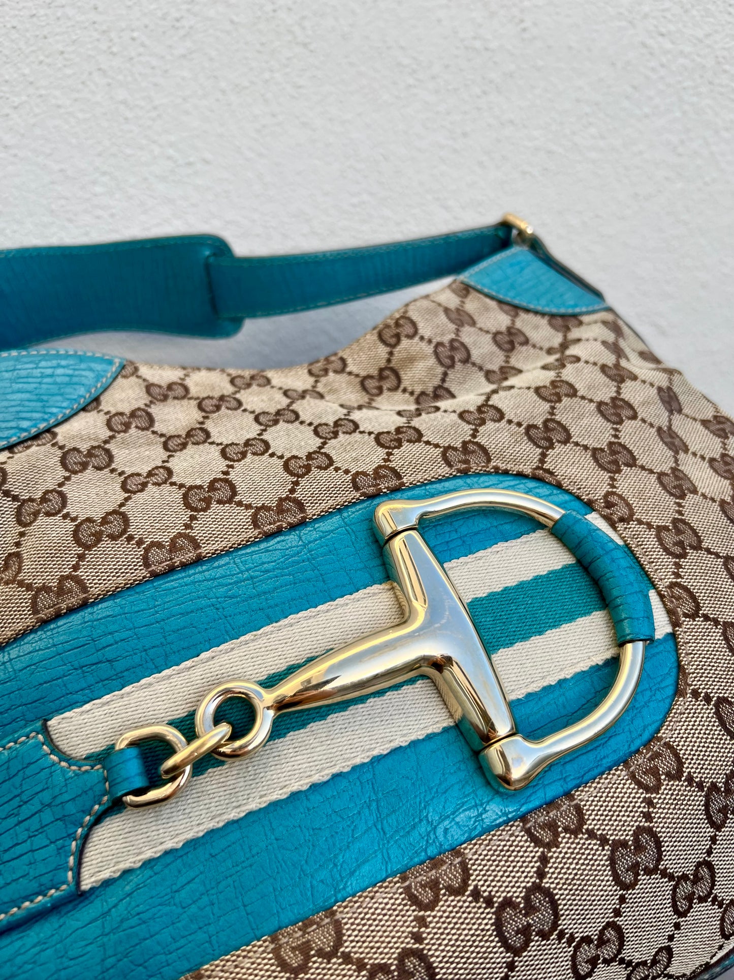 Pre-loved Gucci Horsebit Hasler Hobo Shoulder bag