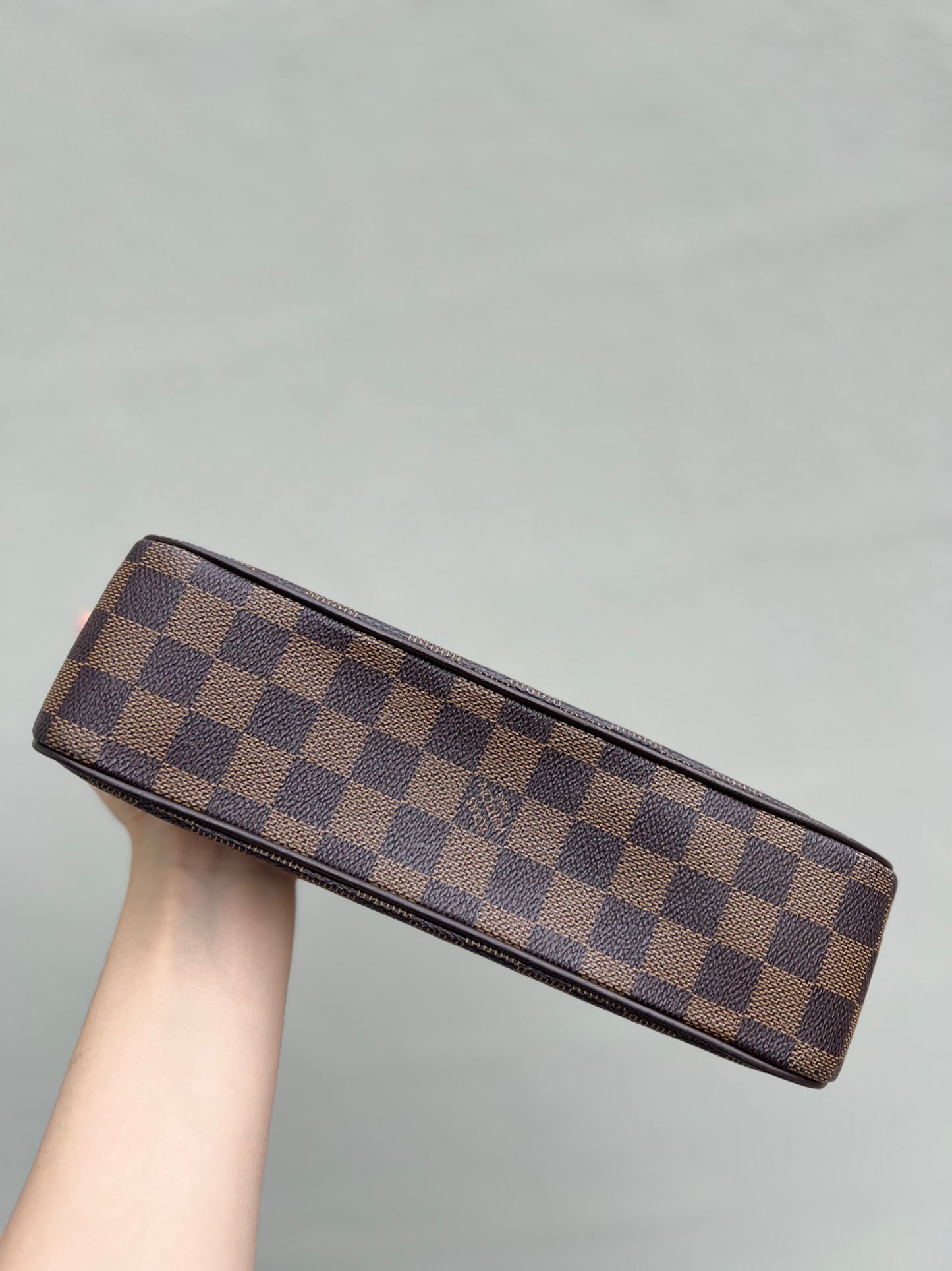 Pre-loved Louis Vuitton Damier Ebene Recoleta Shoulder Bag 2003