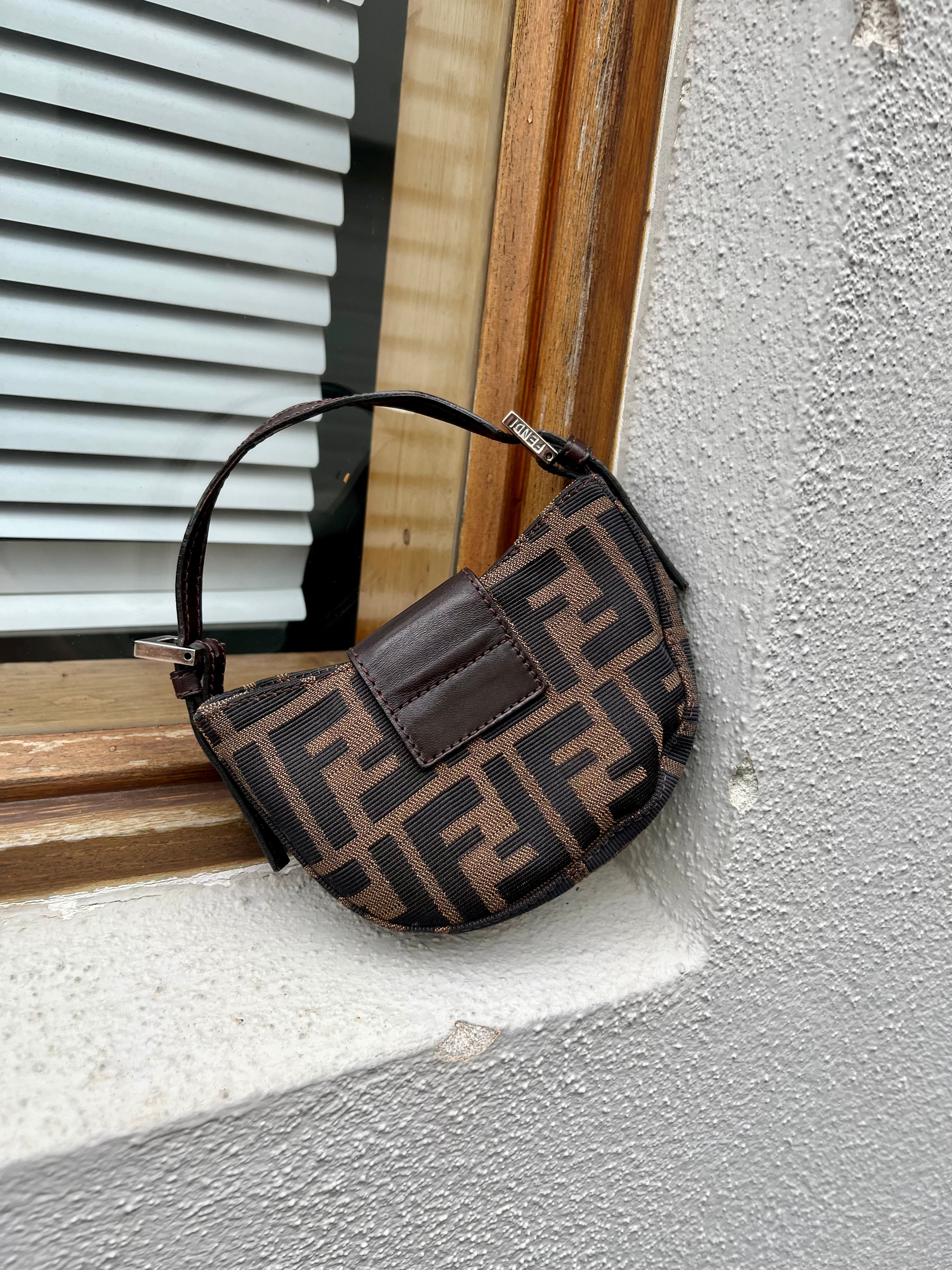 Fendi baguette cloth mini on sale bag