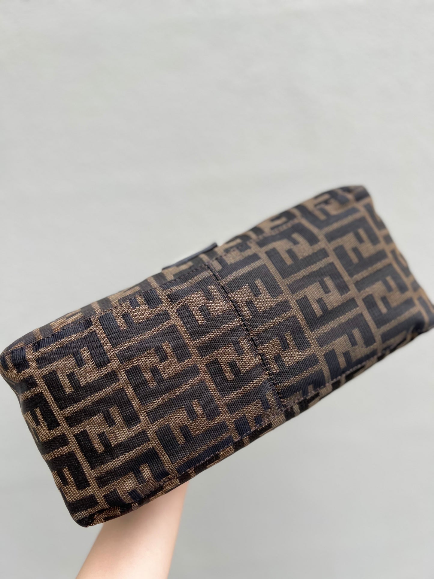 Pre-loved Fendi Vintage Zucca Mamma Handbag