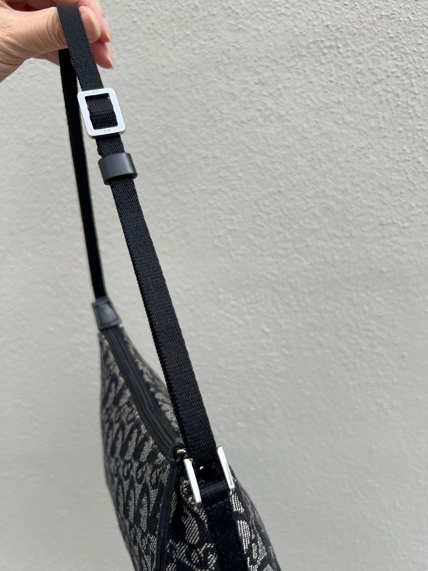 Pre-loved Christian Dior vintage Trotter Shoulder Bag