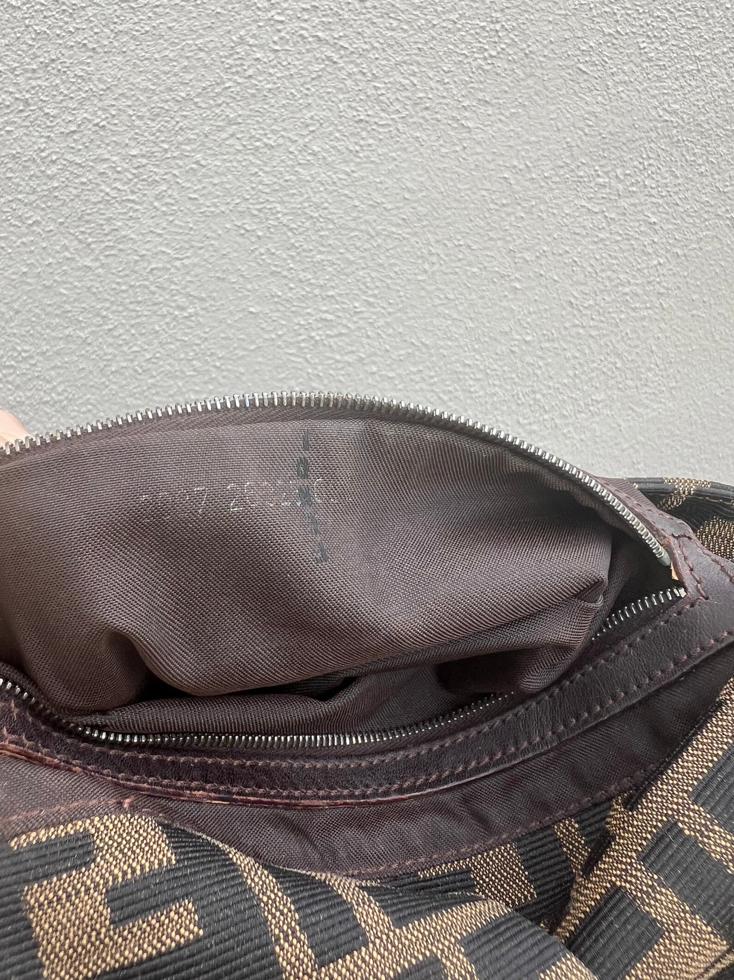 Pre-loved Fendi Vintage Zucca Mamma Handbag