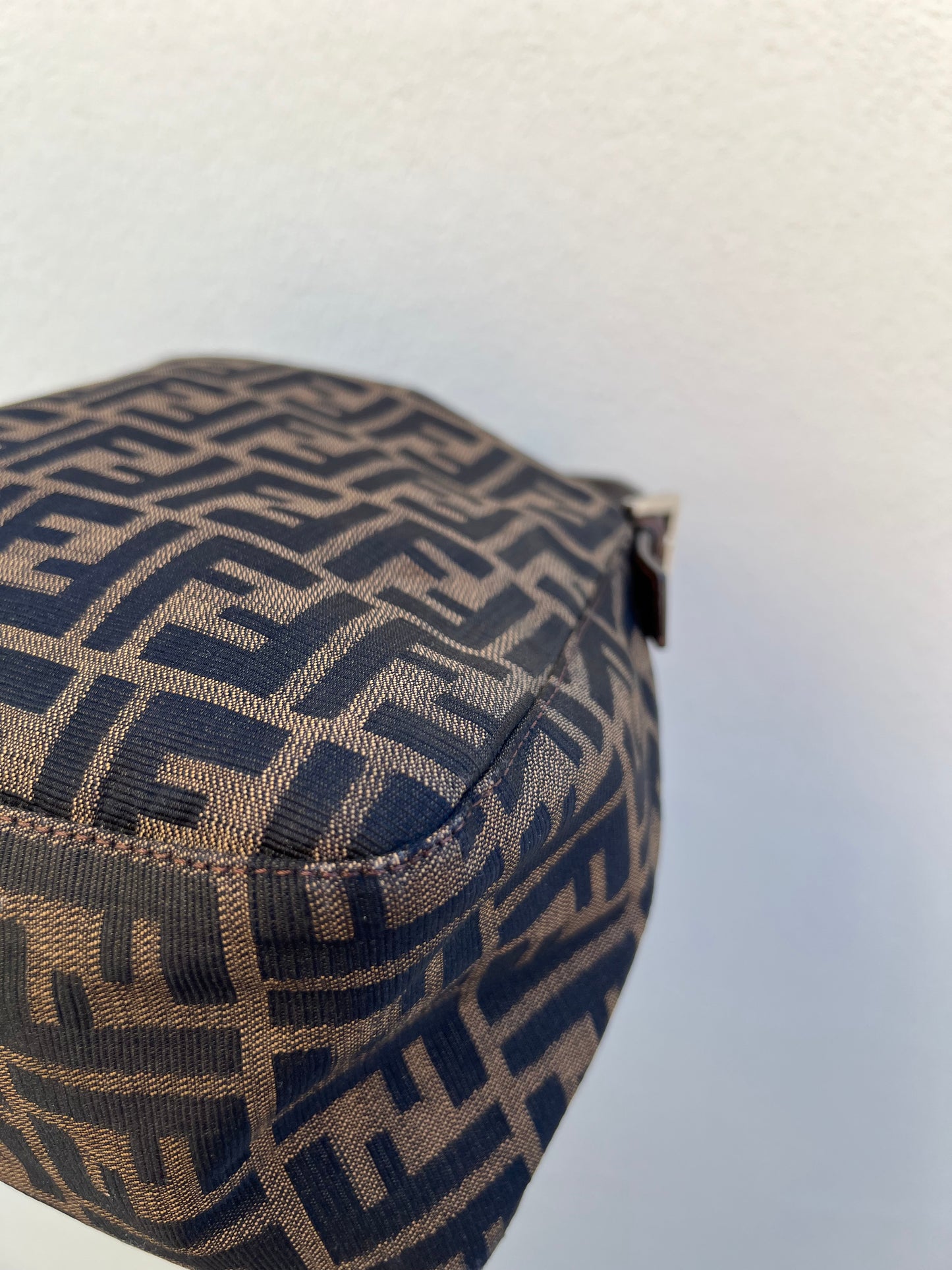 Pre-loved Fendi Vintage Zucca Mamma Handbag