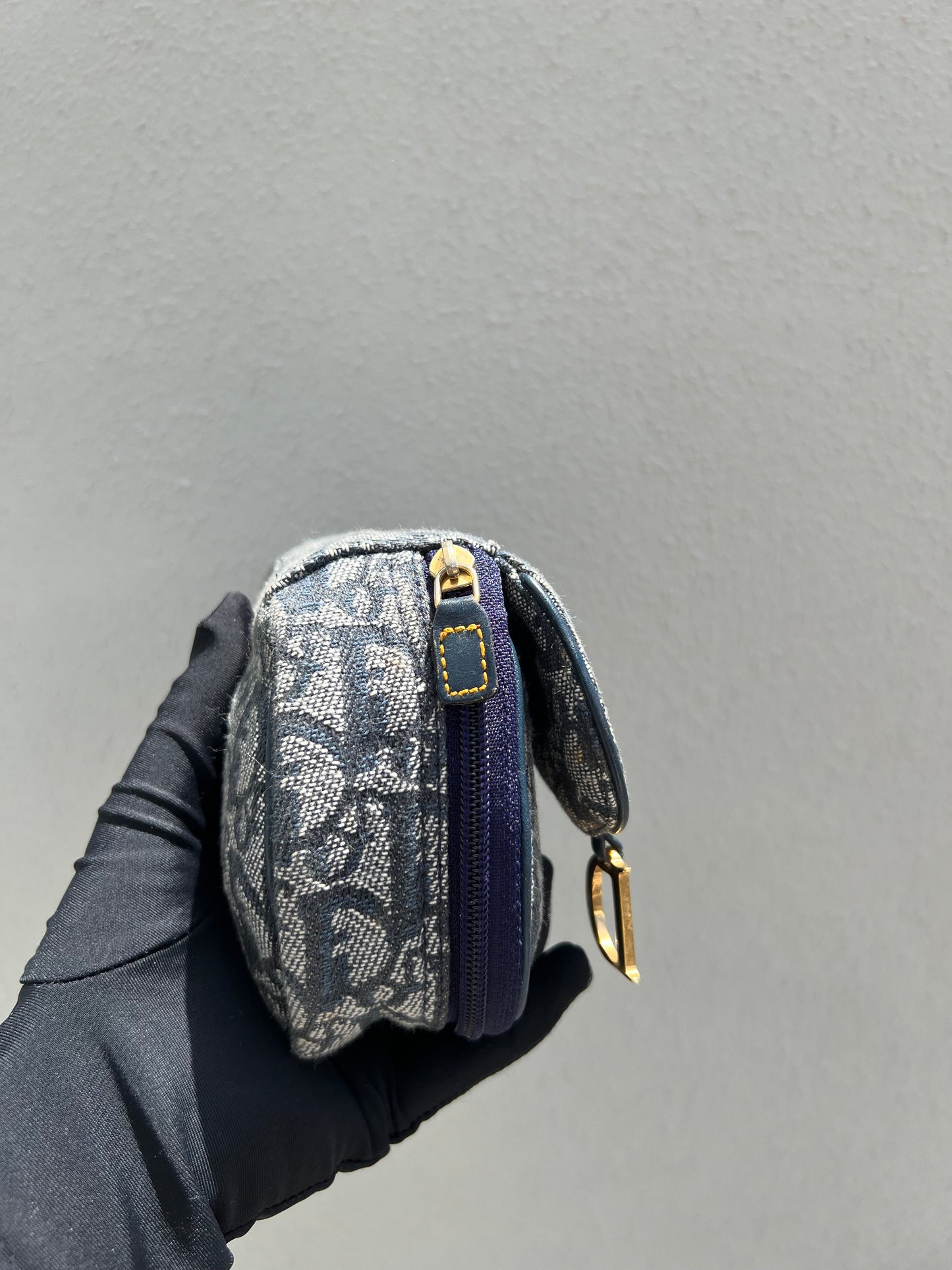 Pre-loved Christian Dior Saddle Pouch Trotter Handbag