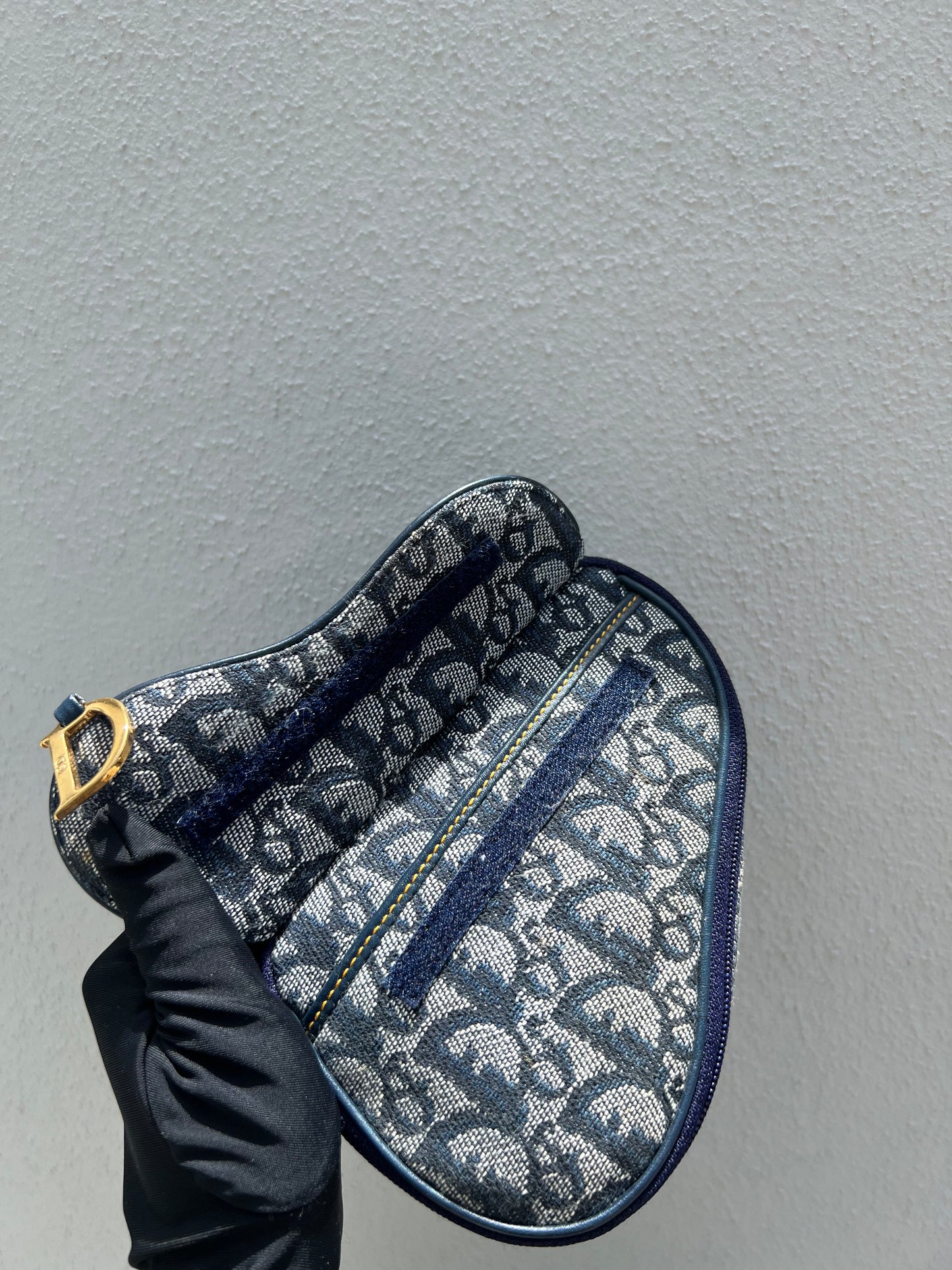 Pre-loved Christian Dior Saddle Pouch Trotter Handbag