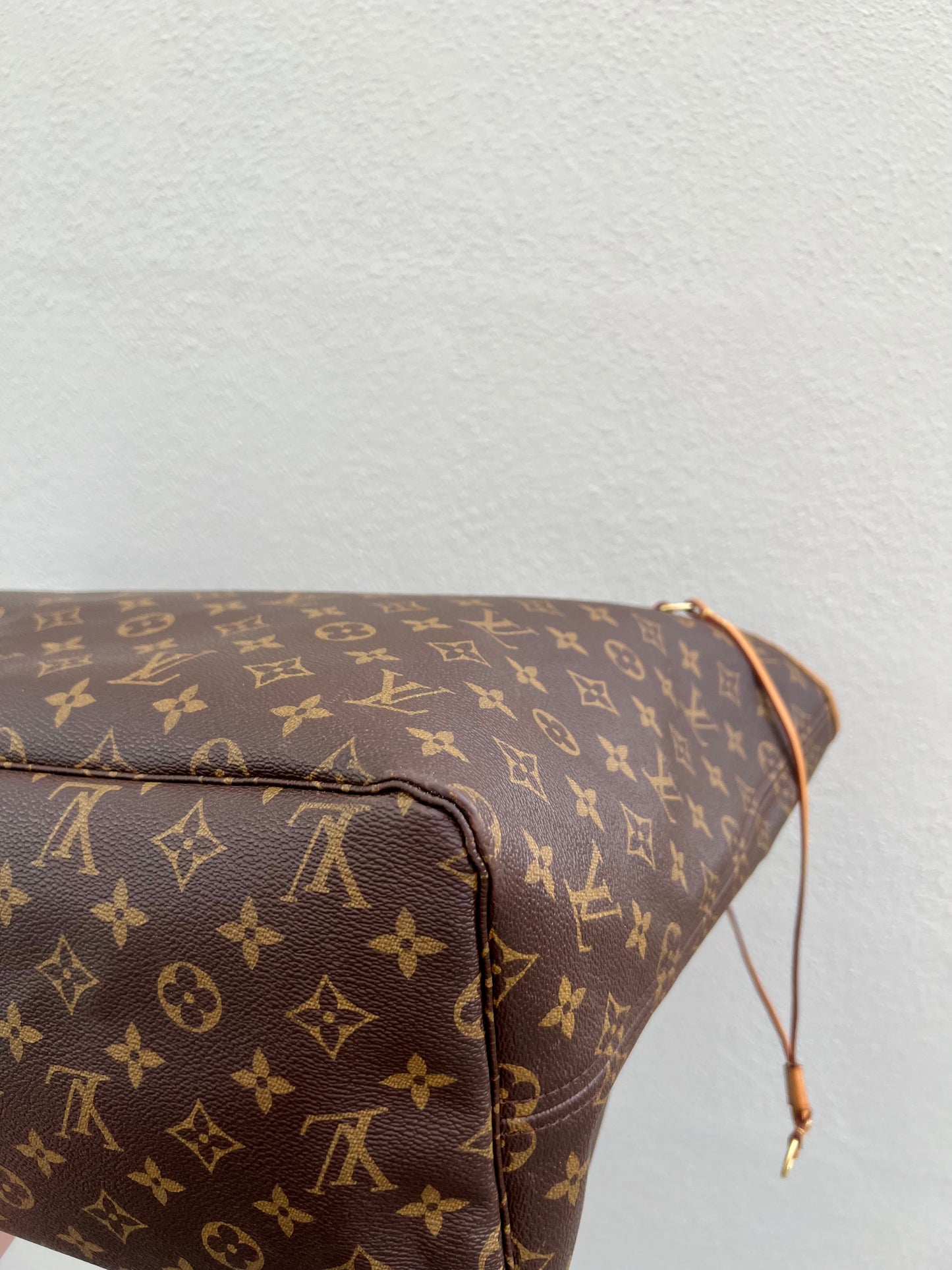 Pre-loved Louis Vuitton Neverfull Leather Tote GM Monogram 2013