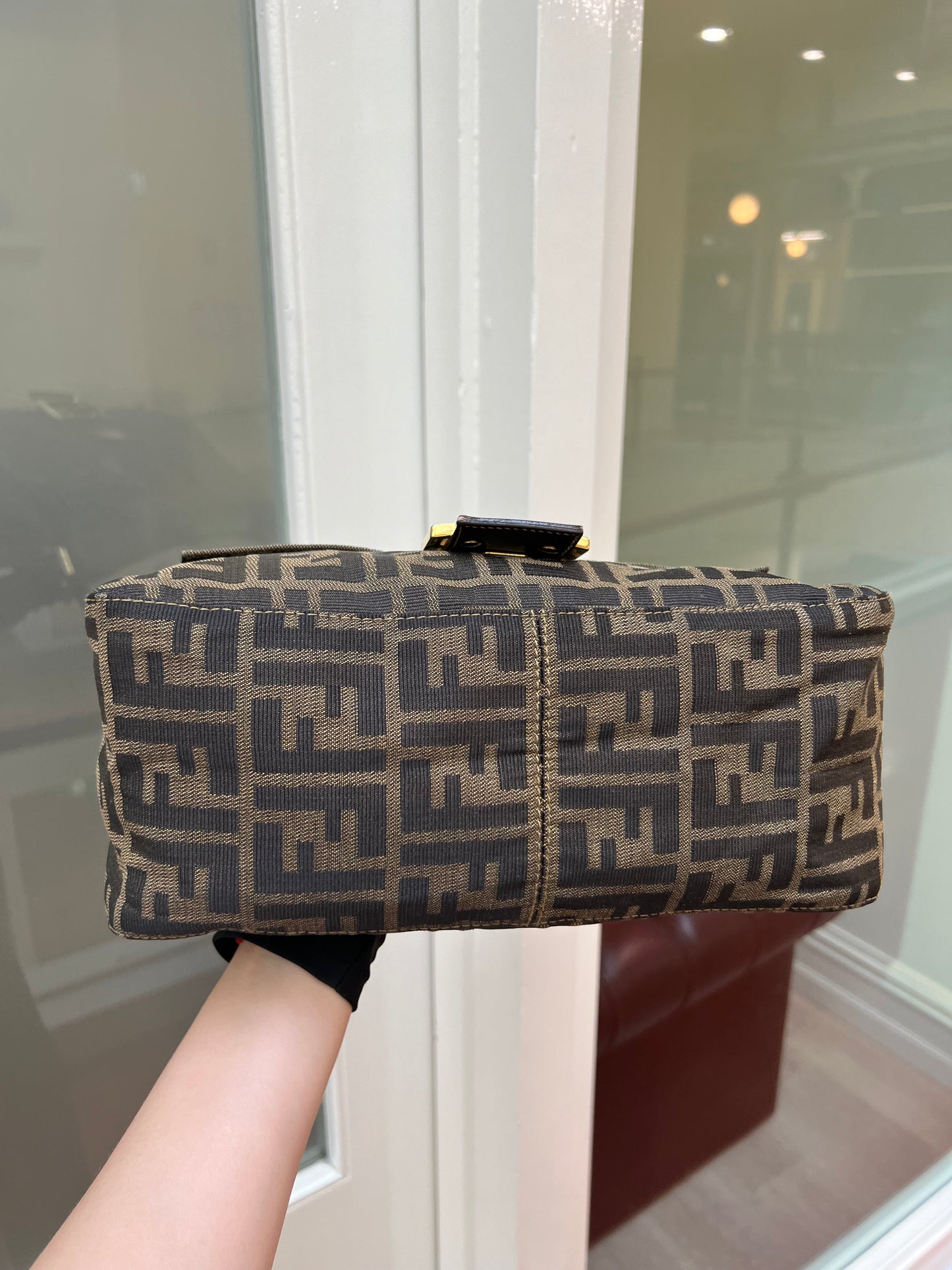 Pre-loved Fendi Vintage Zucca Mamma Handbag