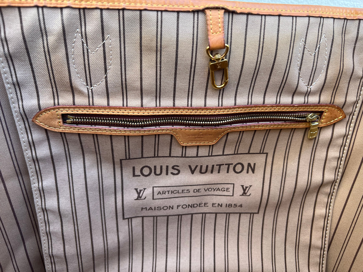Pre-loved Louis Vuitton Neverfull Leather Tote GM Monogram 2016
