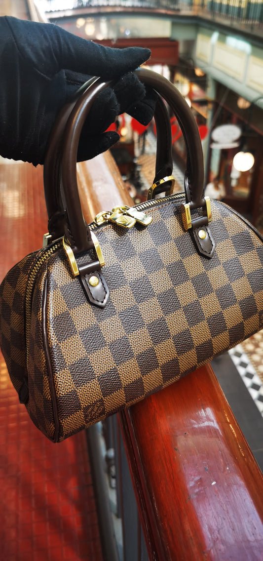 Pre-loved Louis Vuitton Ribera Damier Mini Handbag