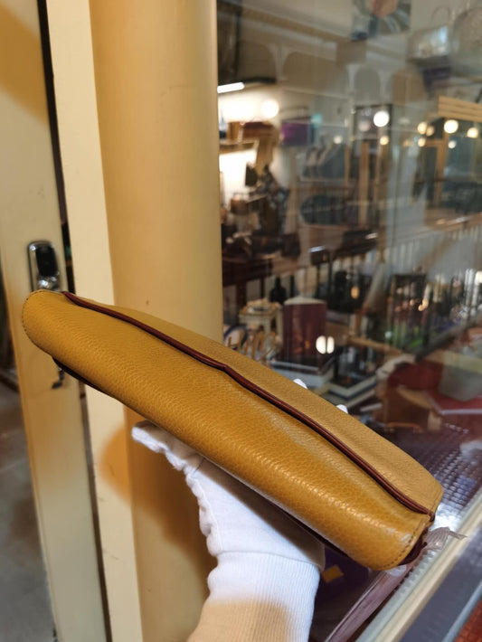 Pre-loved Cartier Vintage Leather Clutch Handbag