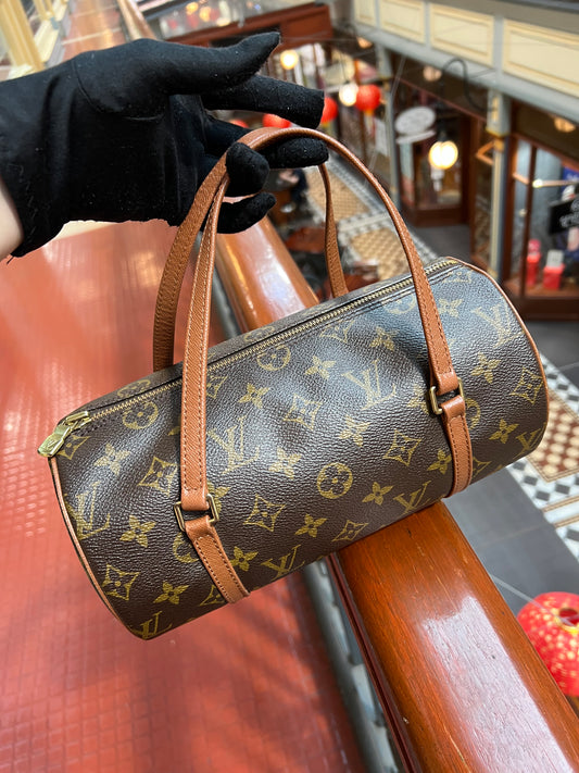 Pre-loved Louis Vuitton Brown Monogram Canvas Papillon 26cm Handbag